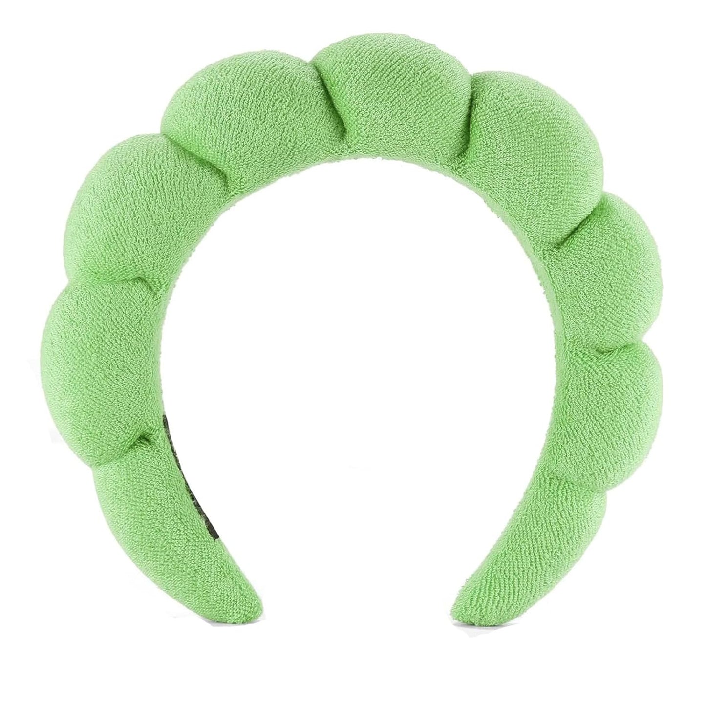 Spa Headbands for Washing Face Makeup Skin Care Headband Women Bubble Facial Beauty Headbands Puffy Shower Towel Band Hair Headband