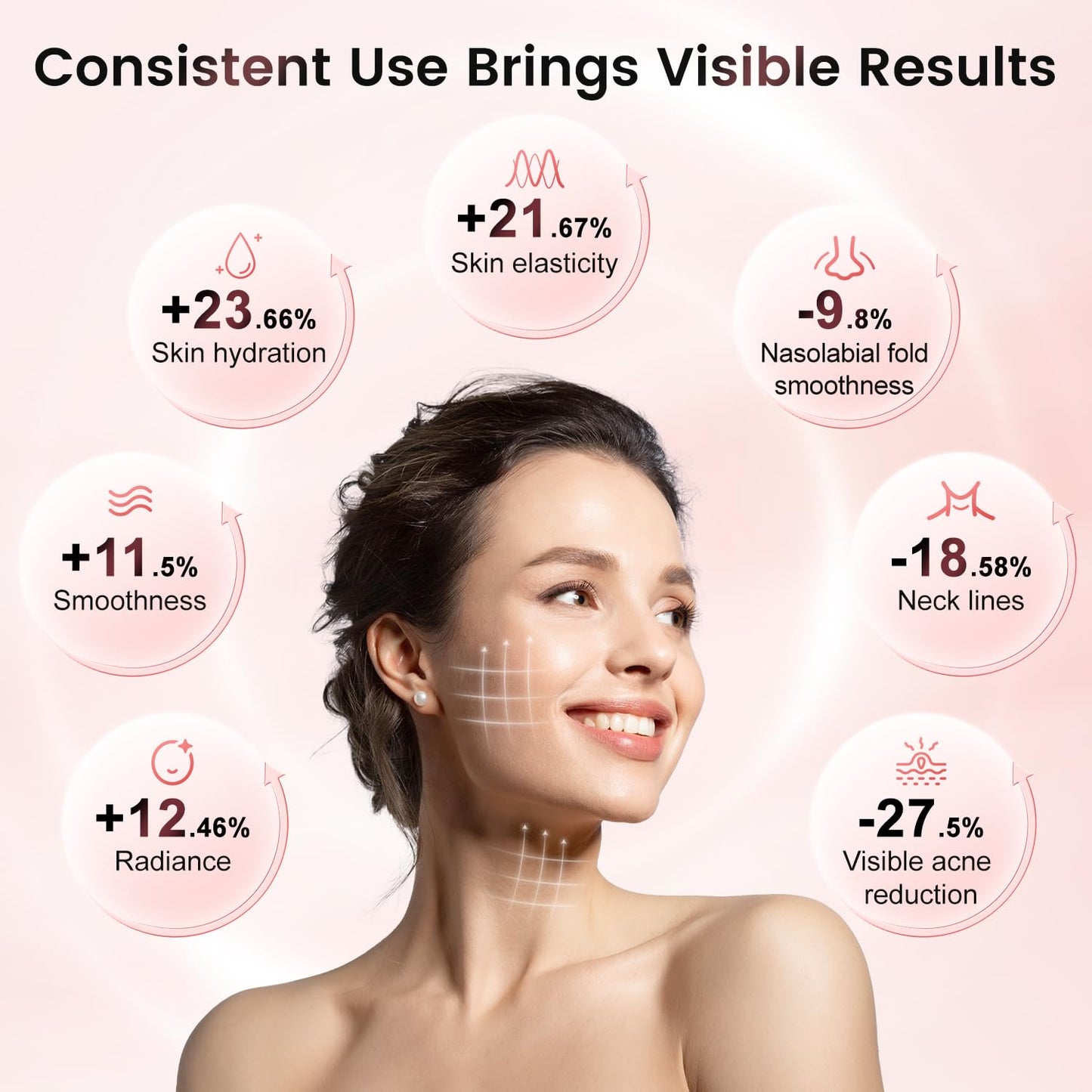 Aphrona Acne Removal Wrinkle Reduction Skin Care Mask | LED Light Therapy Red light Blue light | Glowing Skin Photo Facial (7 color)