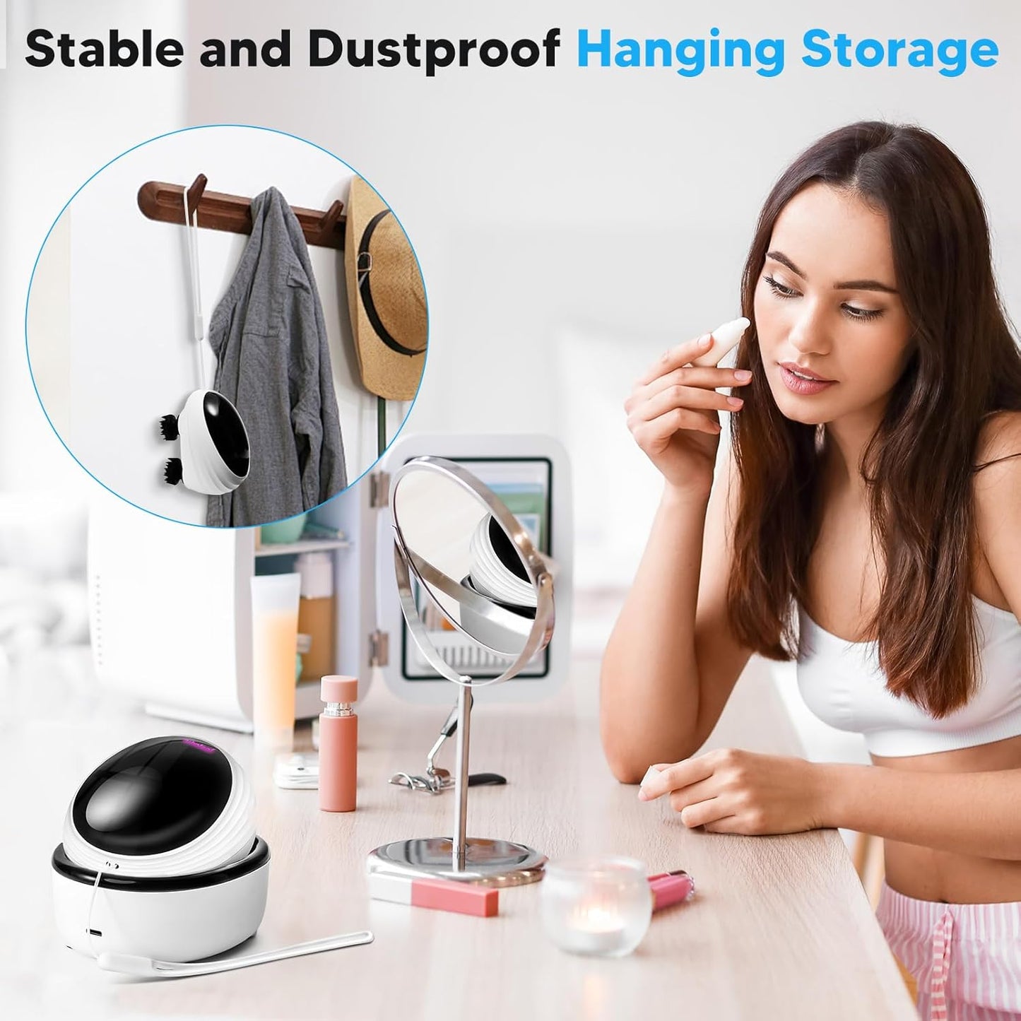 arboleaf Scalp Massager Electric, Portable Head Massager Scalp Stress Relax, Waterproof Rechargeable 6 in 1 Hair Massage, Ideal for Relaxation and Wellness, Gifts for Her and Him