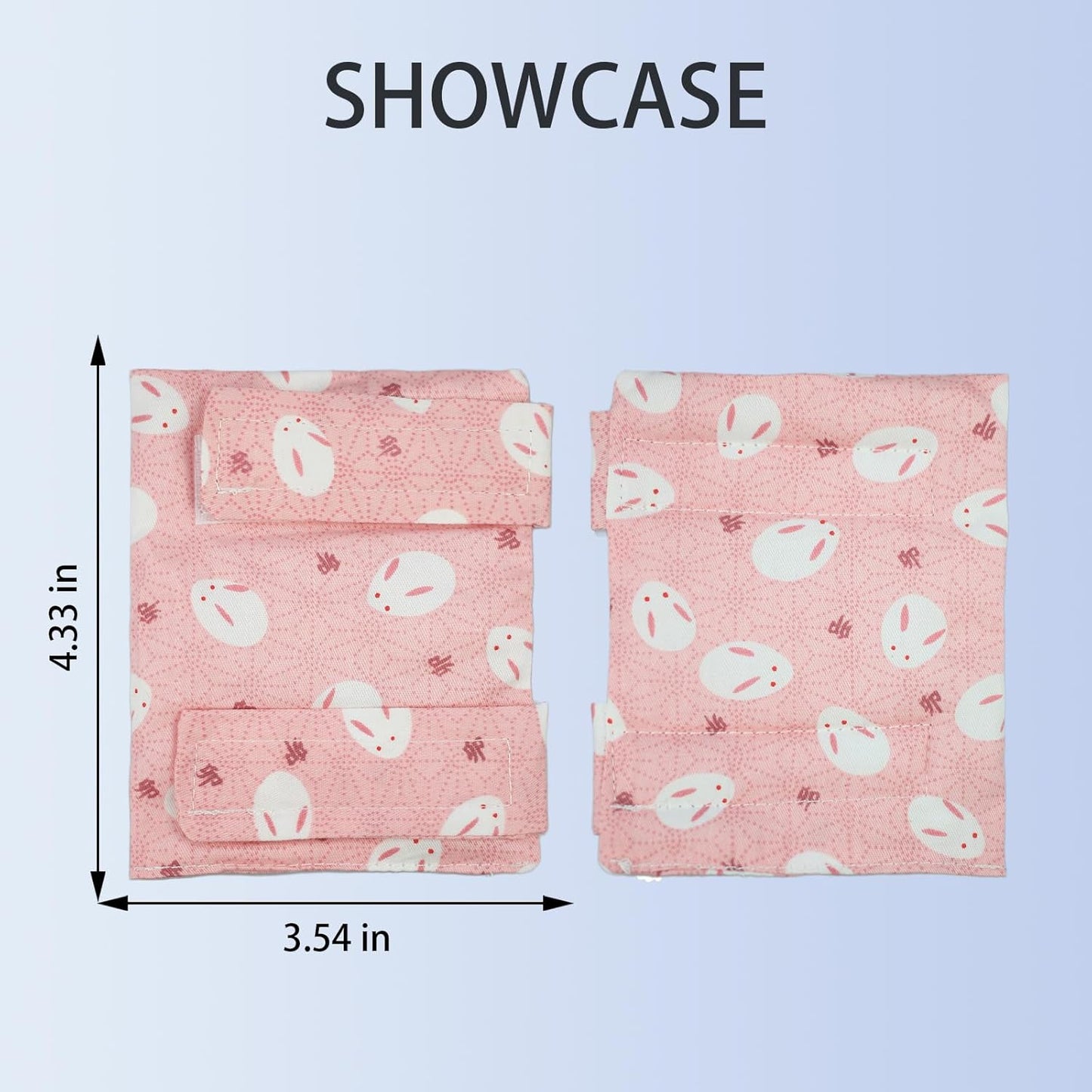 2PCS Chemo Port Pillow and Bra Strap Cushion for Comfort | Soft Recovery Cushion for Pacemaker & Chest Surgery Patients | Adjustable Port Covers for Chemo Patients (Pink Bunny)