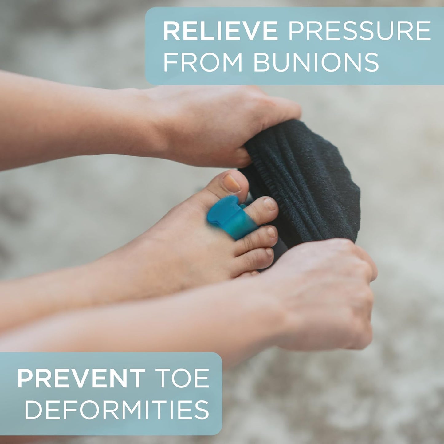 Mind Bodhi Single-Loop Toe Separators 4-Pack: Correcting Bunions and Restoring Toes to Their Original Shape - For Men and Women - Toe Spacers Bunion Corrector - Pink