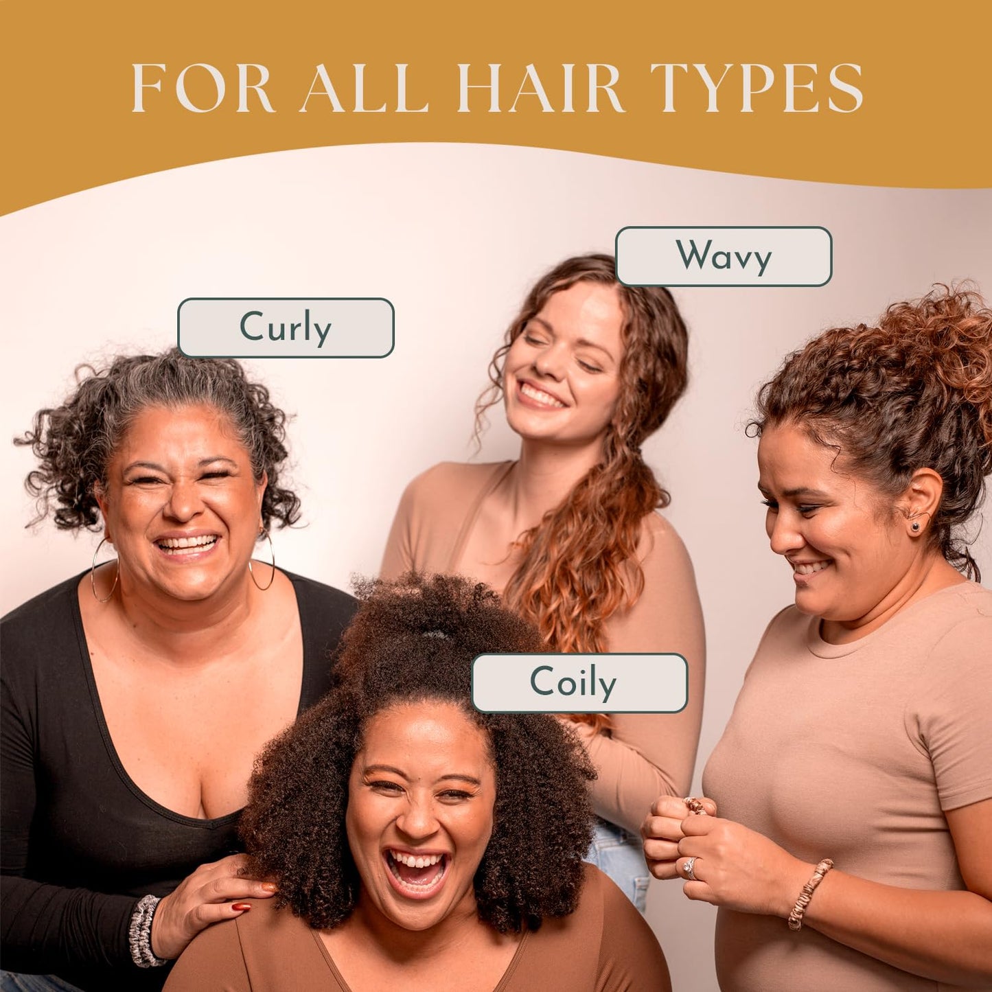 Authentic Mulberry Silk Skinny Scrunchies for Women, Anti Breakage Hair Ties for Curly Thick & Thin Hair, 100% Silk for Buns, Ponytail Holders & Sleeping, Onyx Black Color (4-Pack)