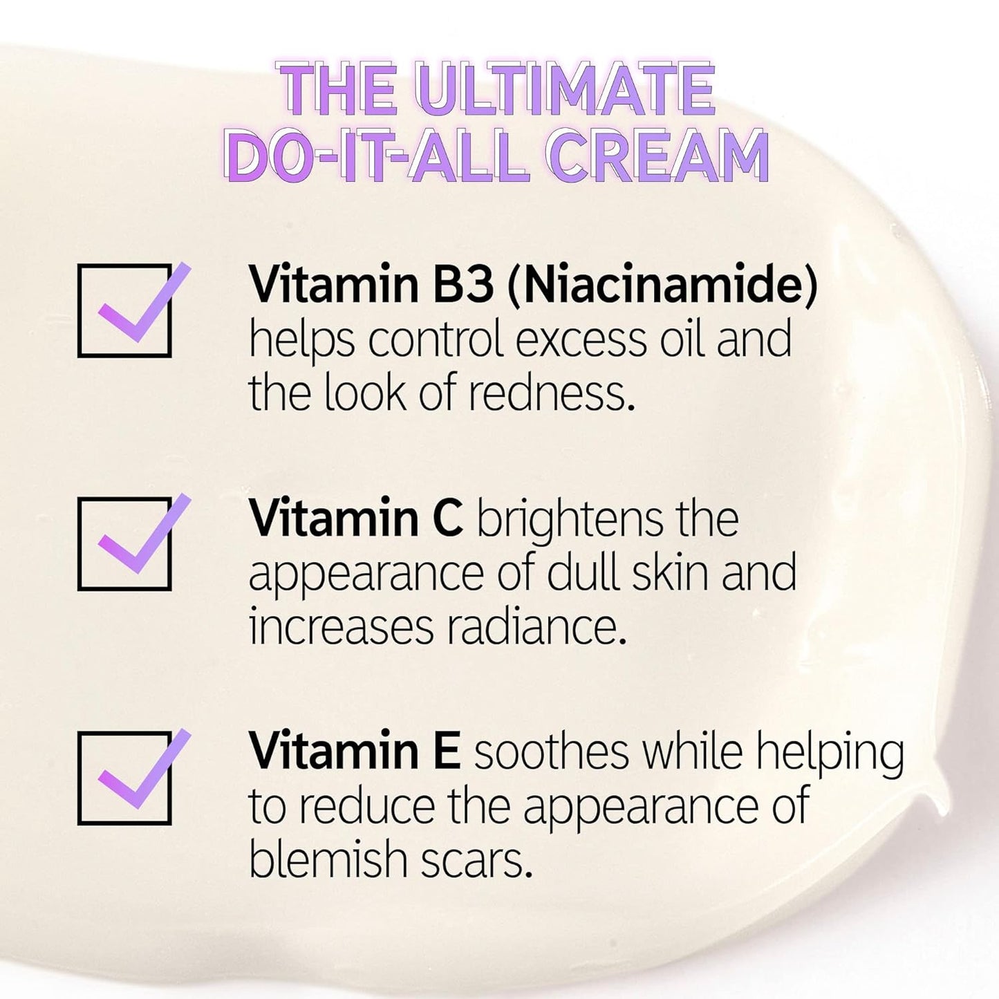 The INKEY List Vitamin B, C And E Moisturizer, Daily Moisturizer for Healthy Looking Skin, Vegan, Cruelty-Free, 1.7 oz