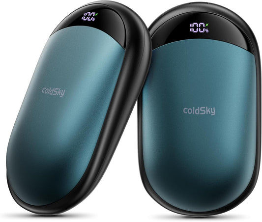 Hand Warmers Rechargeable 2 Pack Magnetic Electric Hand Warmer with Digital Display, Portable Pocket Hand Warmer, for Men Women, Outdoors, Games, Camping, Hunting