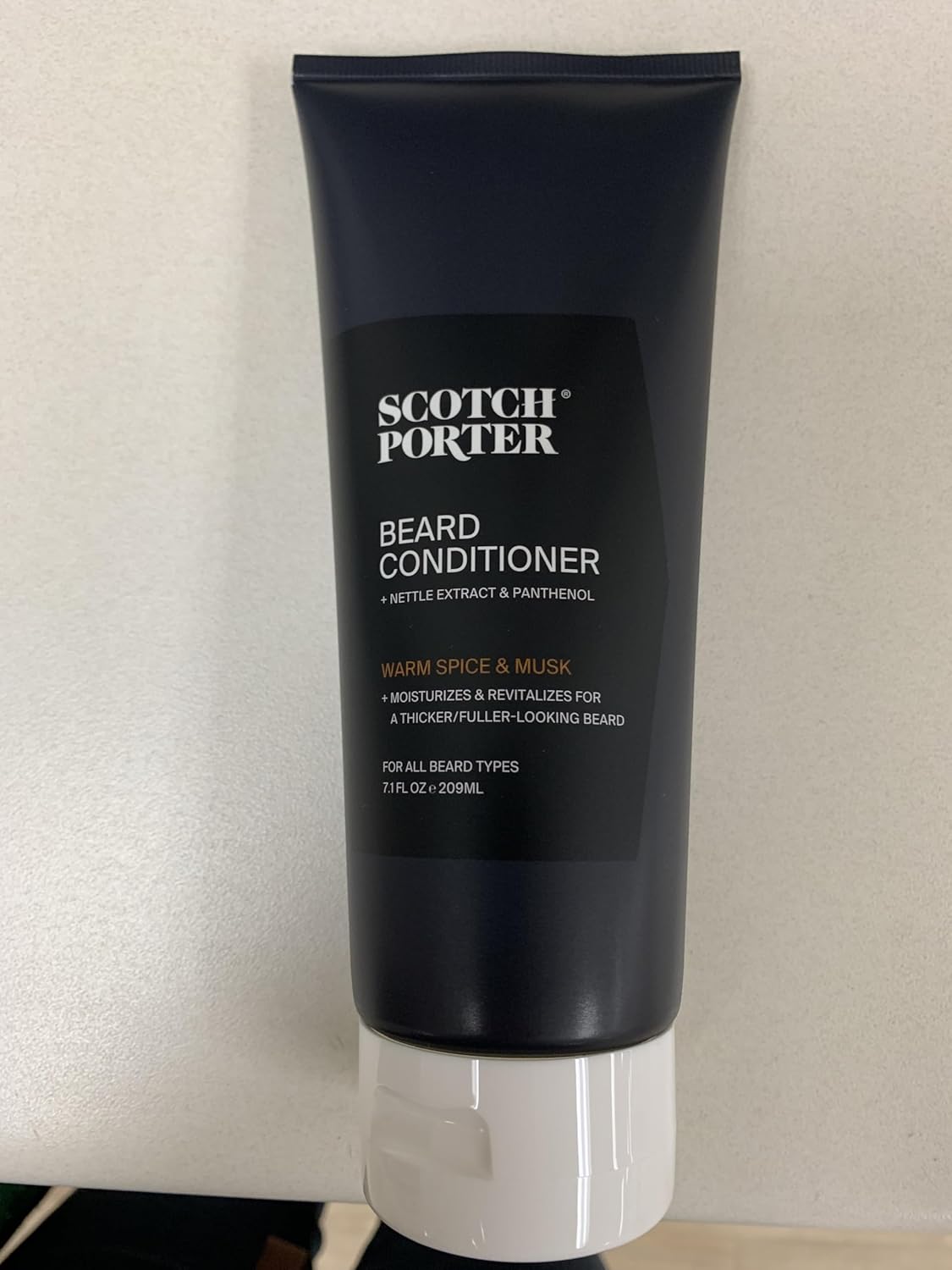 Scotch Porter Beard Collection – Cleanse, Moisturize, Soothe & Style Coarse, Dry Hair while Encouraging Growth for a Fuller/Healthier-Looking Beard – Includes Full-Size Wash, Conditioner, Oil & Balm