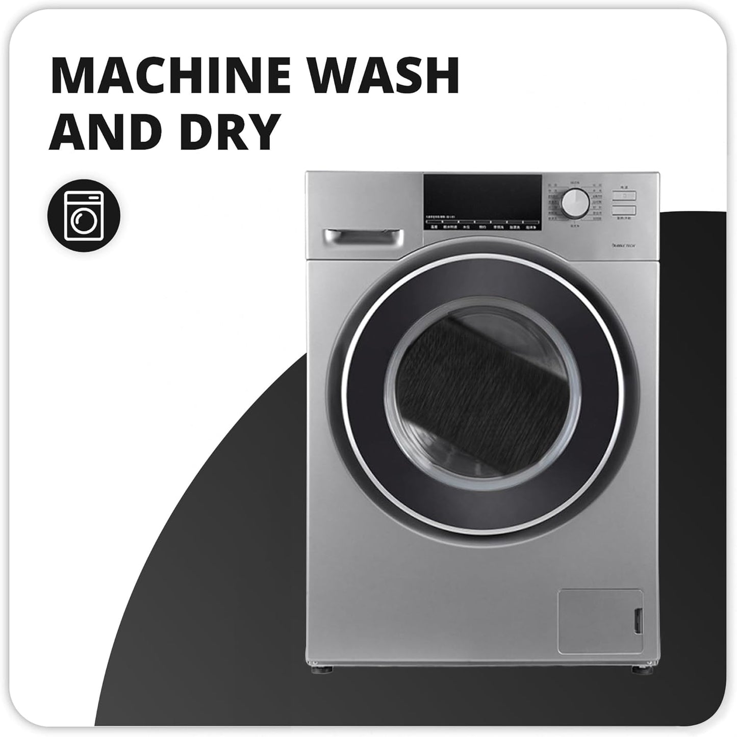 Bath Mat,Ultra Thin Bathroom Runner Rugs,Large Bath Mats for Bathroom,Quick Dry,Non-Slip,Machine Washable,Low Pile,Bath Rug,Shower Outside,Sink,Home Decor Accessories.Black,1'5"x2'3"(2 Pack)