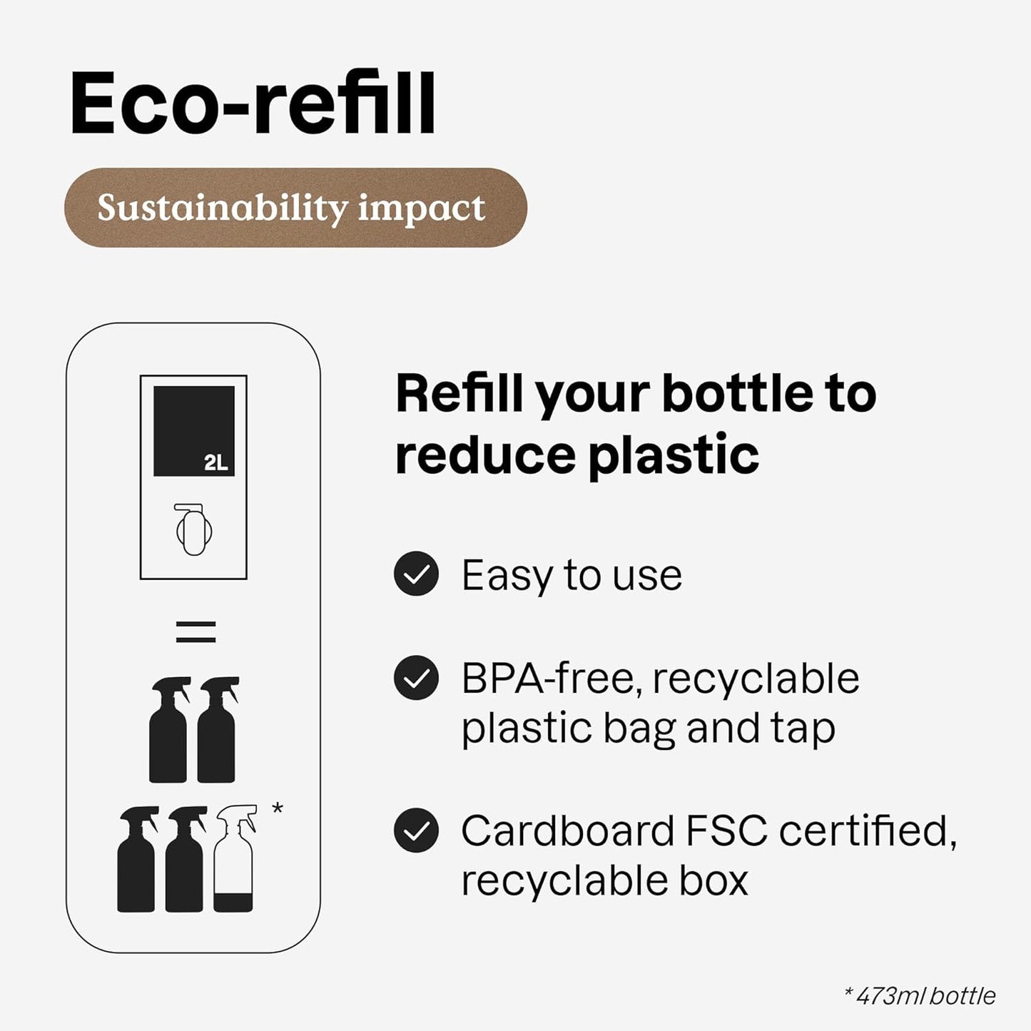 ATTITUDE Multi-Purpose Cleaner with Essential Oils, EWG Verified, Plant and Mineral-Based Ingredients, Vegan Household Products, Bulk Refill, Orange and Sage, 67.6 Fl Oz (Pack of 4)