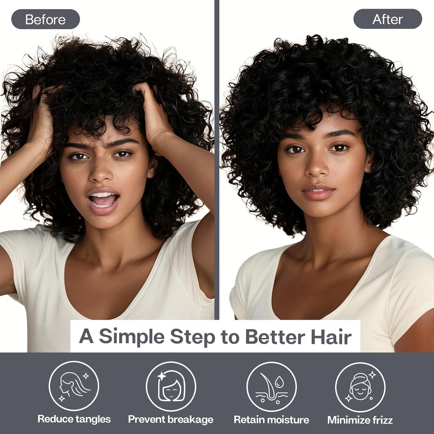 MR&HM Satin Pillowcase for Hair and Skin, Silk Satin Pillowcase 2 Pack, King Size Pillow Cases Set of 2, Silky Pillow Cover with Envelope Closure (20x36, Space Grey)