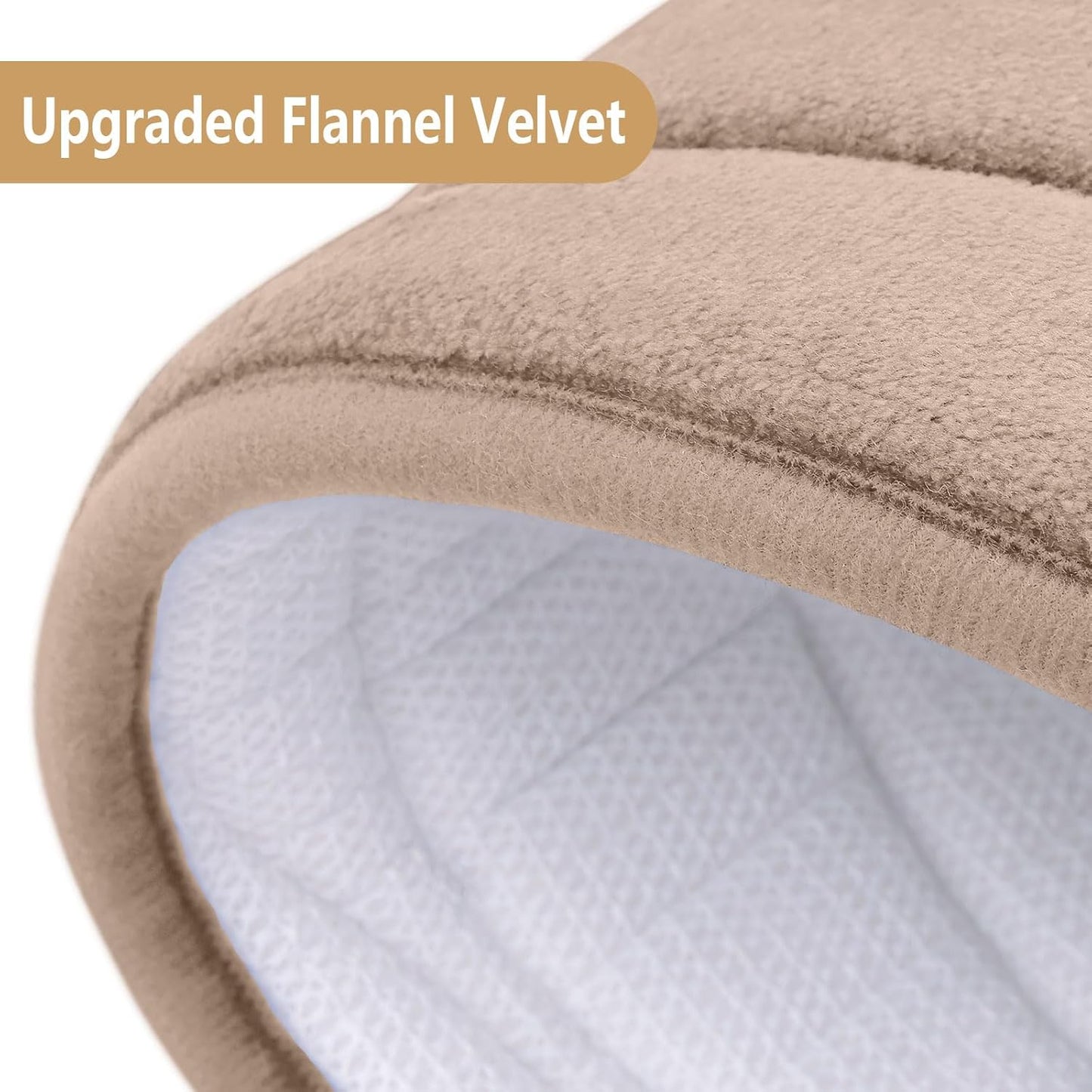 Buganda Memory Foam Bathroom Rug Mat 24x16, Extra Soft and Absorbent Bath Mats, Non-Slip and Machine Washable Bath Rugs for Bathroom Floor,Tub and Shower, Camel