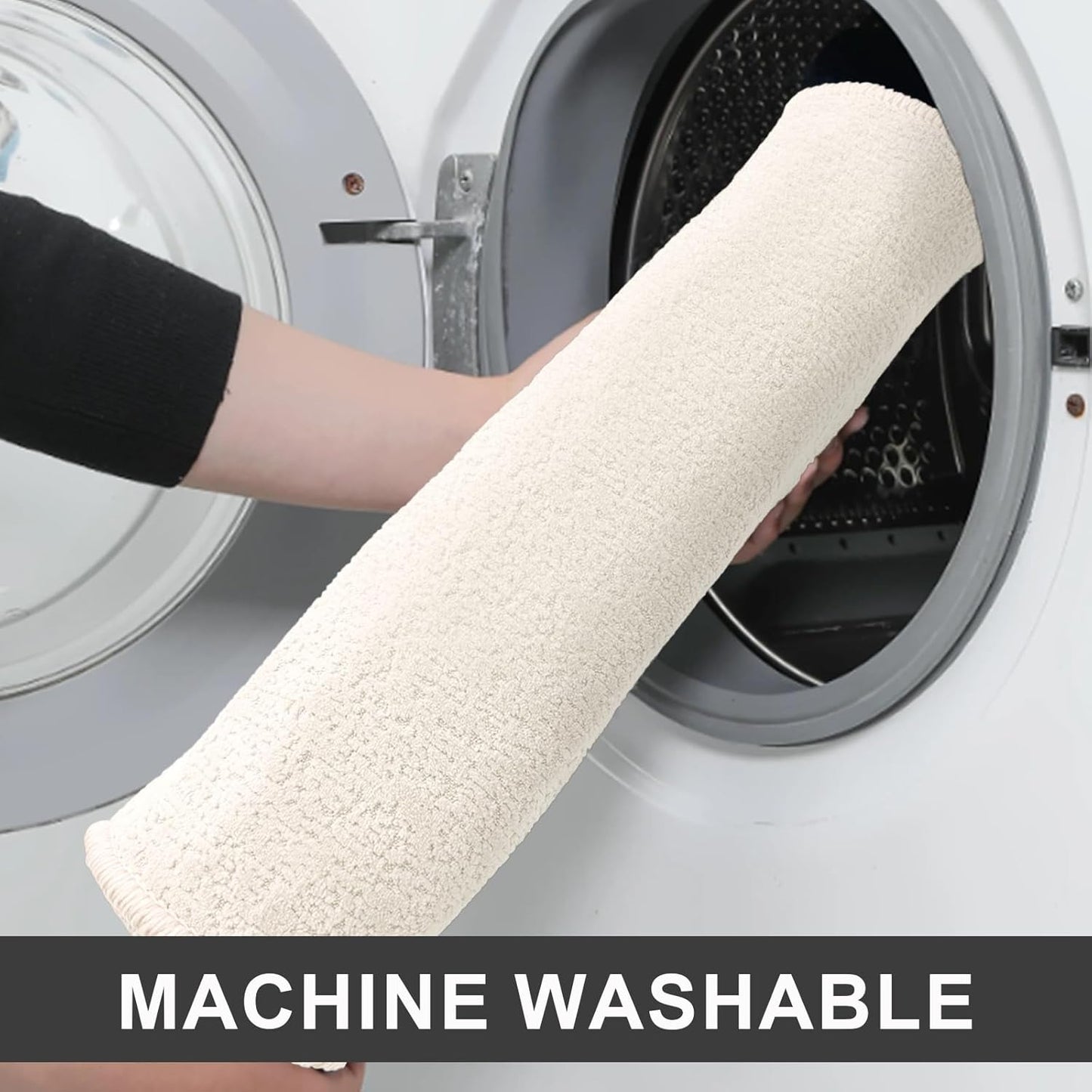 Bath Mat-Non-Slip Bathroom Floor Mats-Absorbent Quick Dry Low Pile Bathroom Rugs Fit Under Door-Bath Rug for Sink,Bathtub,Shower Room,17"×24",White