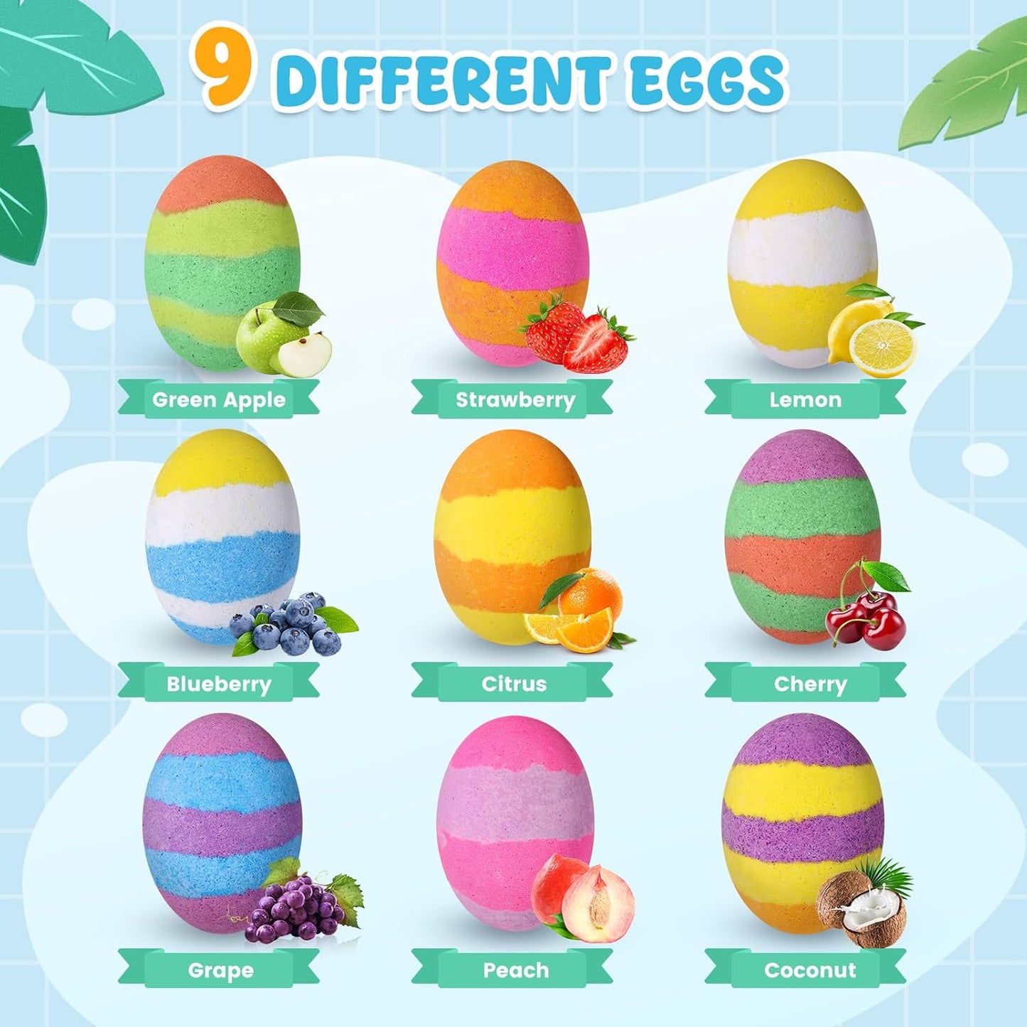 Bath Bombs with Toys Inside, Natural & Organic Kids Bath Bombs, Bubble Bath Kids, Perfect Birthday Gifts Set for Kid Boys and Girls Ages 3+