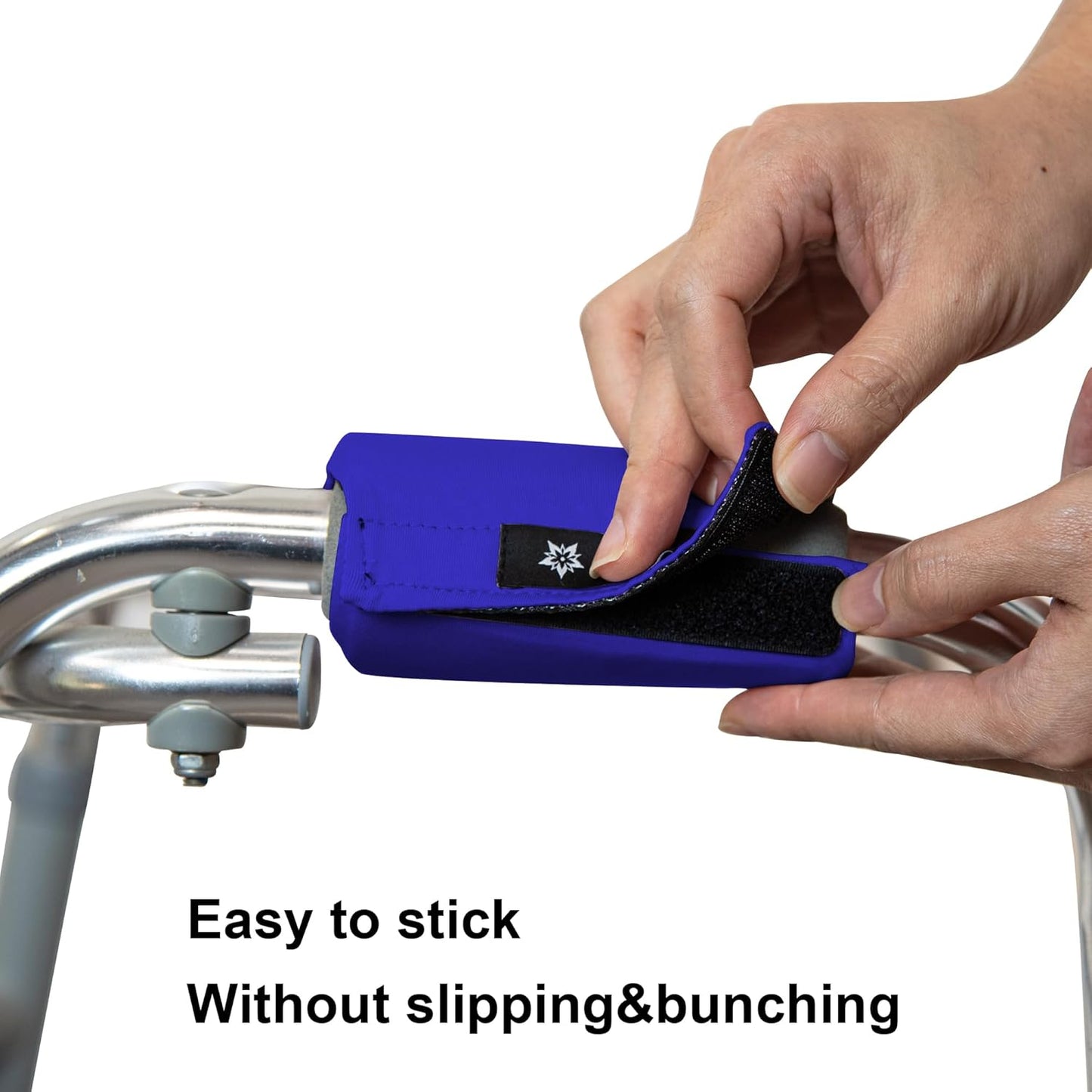 Spring Seaon Universal Walker Handle Padded -Hand Grip (2 Pack) Covers Non-Slip Cushion Padding for Folding Rolling Walker,Rollator Handle-Crutch Handle Pad Grips- Mobility Aid