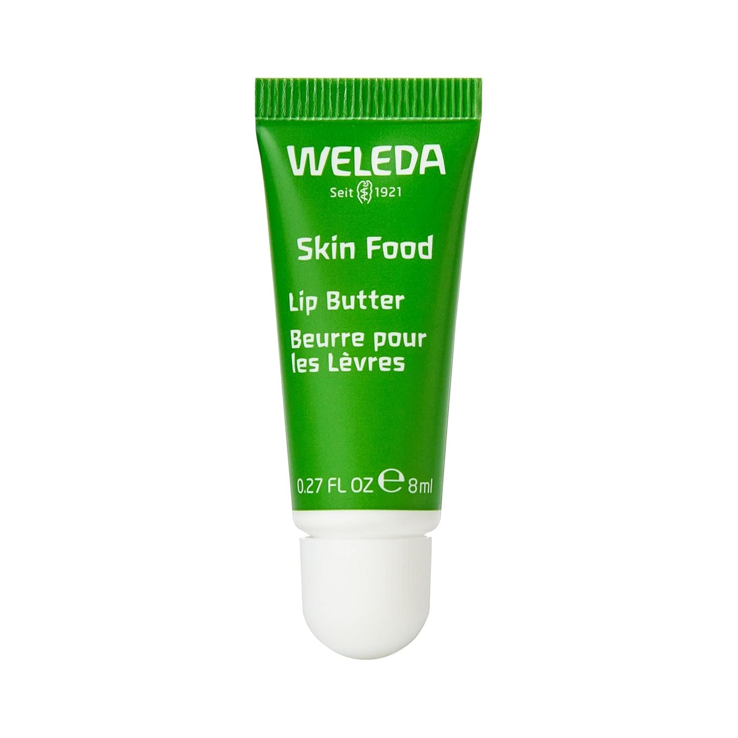Weleda Skin Food Lip Butter, 0.27 Ounce, Plant Rich Moisturizing Lip Care with Sunflower Seed Oil, Chamomile and Calendula