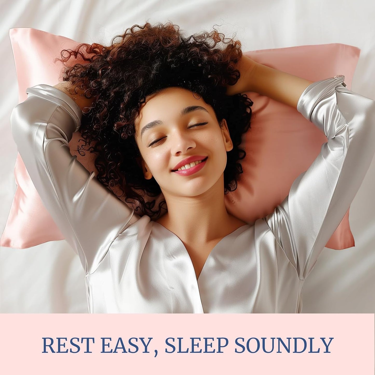 BEDELITE Satin Pillowcase for Hair and Skin, Super Soft Similar to Silk Pillow Cases 4 Pack with Envelope Closure, Cooling Pillowcases for Women Men (20"x26" Standard Size, Coral)