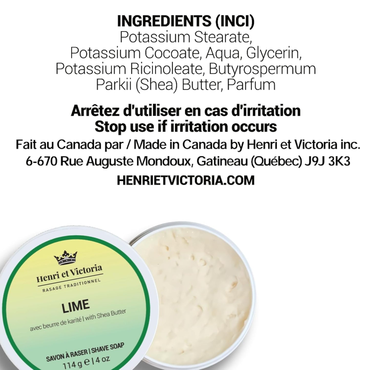 Shaving Soap for Men | Lime Wet Shave Soap Fragrance | Made by Skilled Artisans | Ultra Glide, Cushioning, Easy Lather, Moisturizing | Fresh, Chic and Subtle Scent | 4 oz