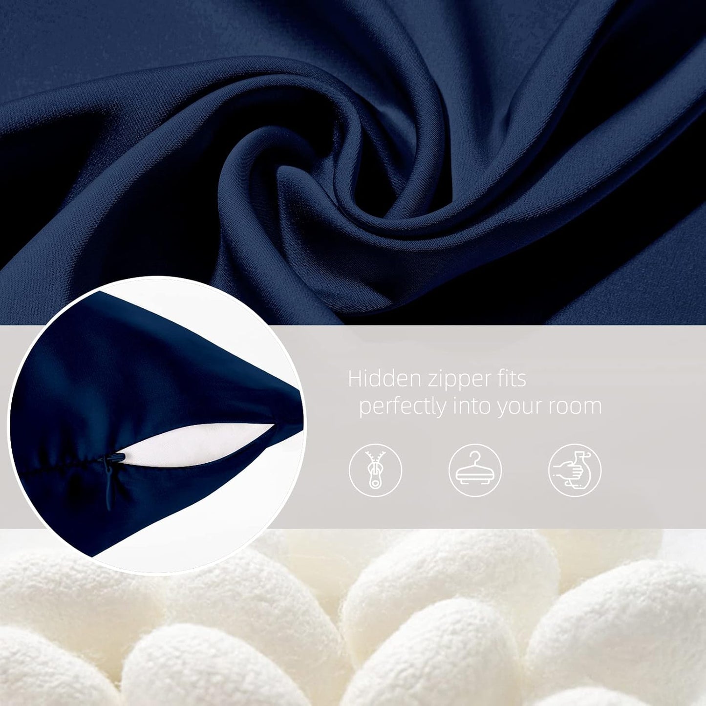 Silk Pillowcase for Hair and Skin Mulberry Silk Pillowcase Soft Breathable Smooth Both Sided Natural Silk Pillowcase with Zipper Beauty Sleep Silk Pillow Case 1 Pack for Gift(Queen,Teal Blue)