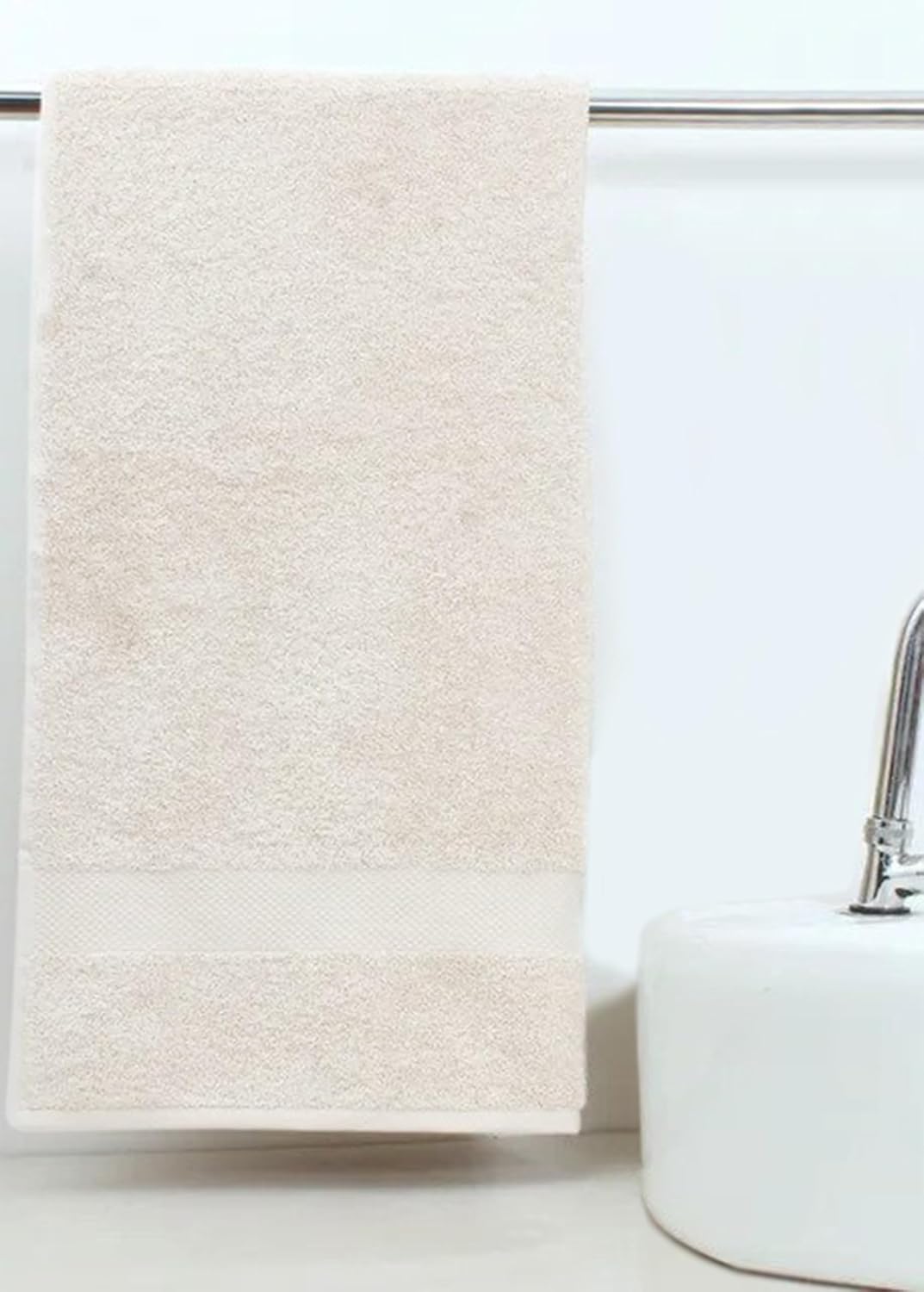 Delara 100% Organic Cotton Towels 650 GSM Plush Feather Touch Quick Dry Bath Sheet, GOTS Certified, Oeko-Tex Green Certified, Organic Cotton Bath Sheet, 36"X70"