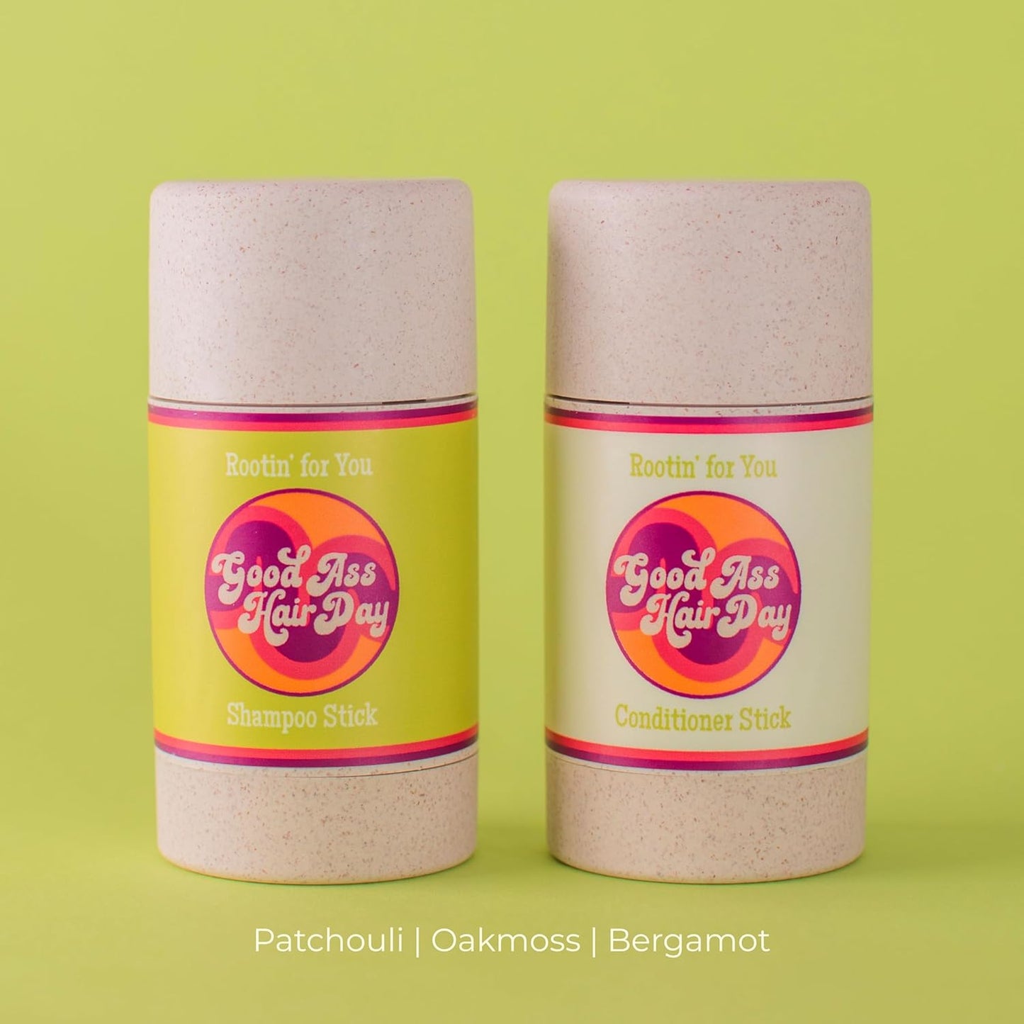 Good A Hair Day Conditioner Stick, Natural Hair Care, Travel Friendly, Bar (Rootin' For You (Earthy))