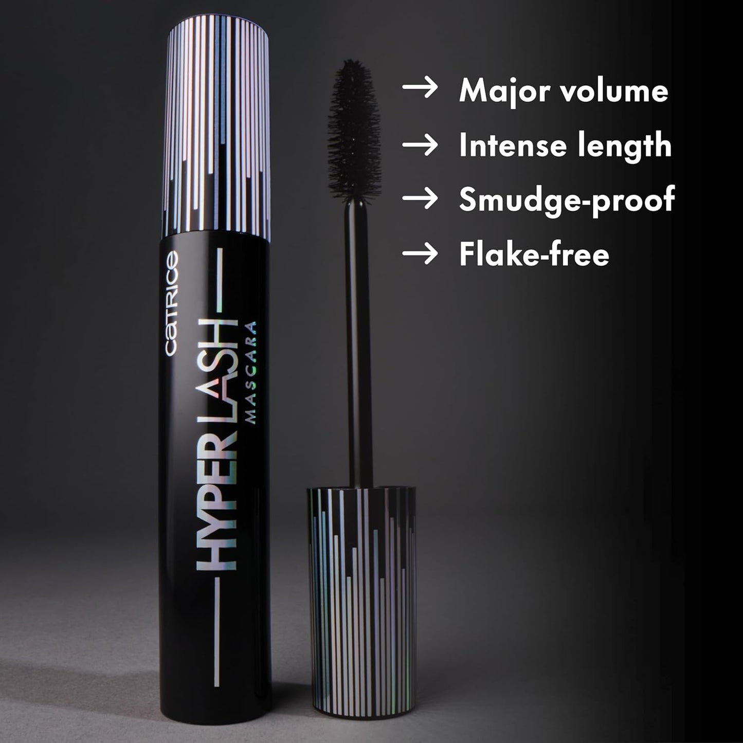Catrice | Hyper Lash Mascara (010 | Electric Black) | Volumizing & Lengthening, Clump-Free, Long-Lasting, Intense Color | Vegan & Cruelty Free