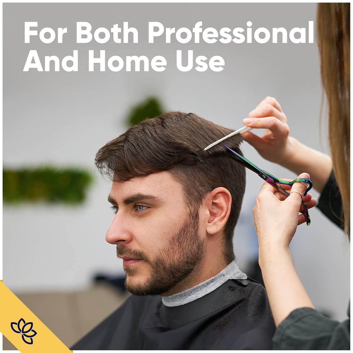 Equinox Razor Edge Series Professional Hair Scissors - 6.5” Premium Japanese Stainless Steel Hair Cutting Scissors, Hair Shears, Hair Razors for Hair Cutting, Barber Accessories & Hair Salon Supplies