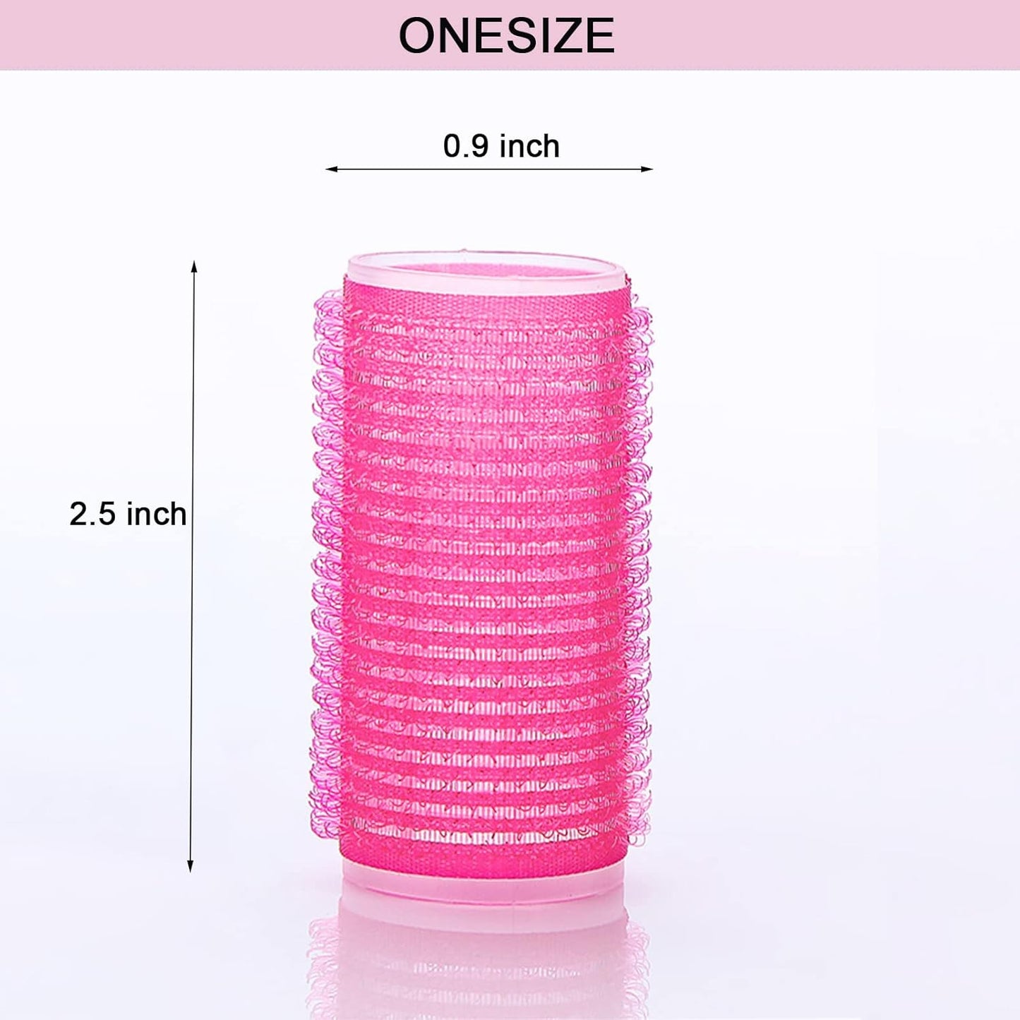 Hair Rollers, 12 Pack Salon Hair Dressing Curlers, Self Grip Hair Roller Sets, Hair Curlers, DIY Curly Hairstyle, Colors May Vary, Small