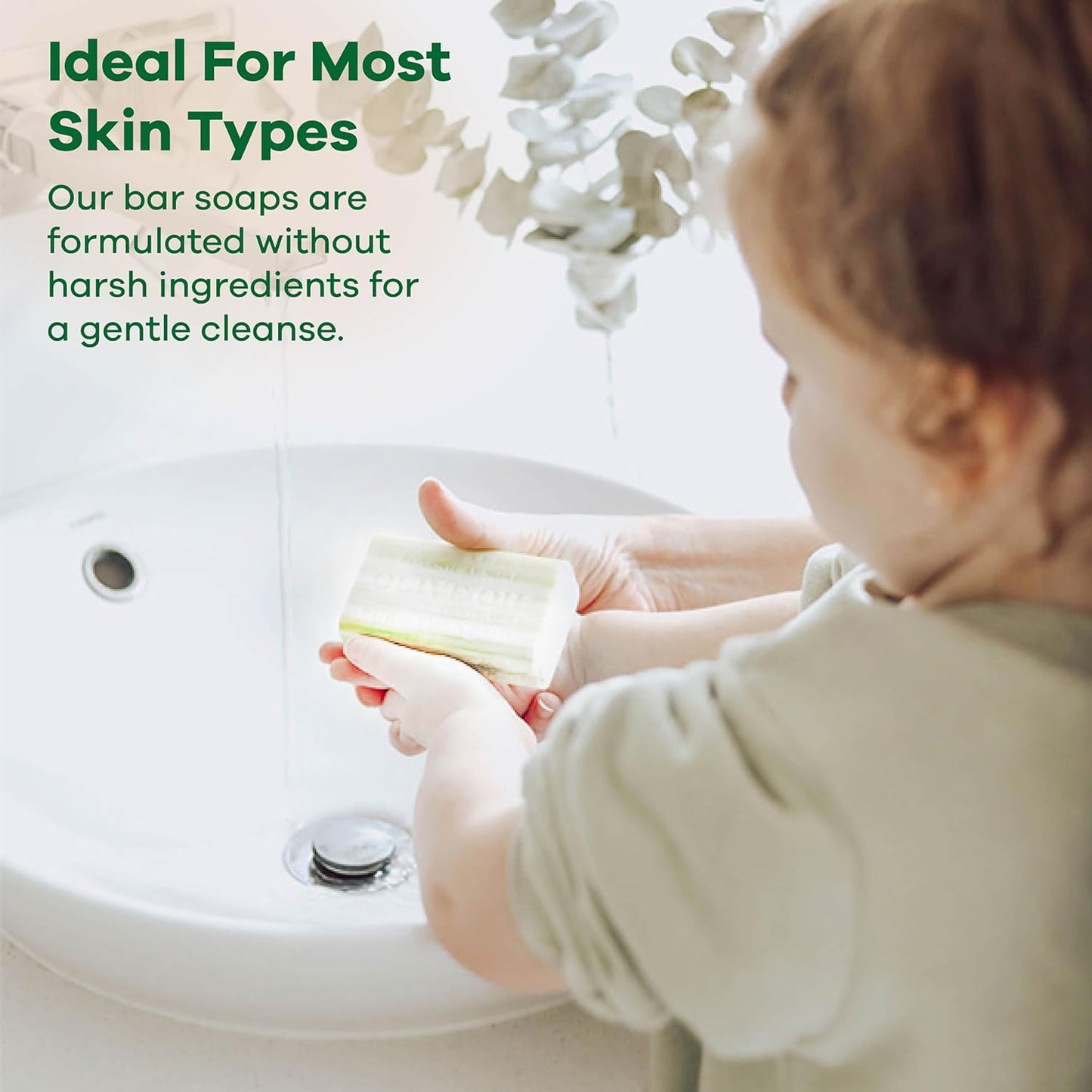 Australian Botanical Soap Eucalyptus with Lemon Lime and Petitgrain 6.6 oz Luxury Soap Bars Enriched with Shea Butter, Pack of 4