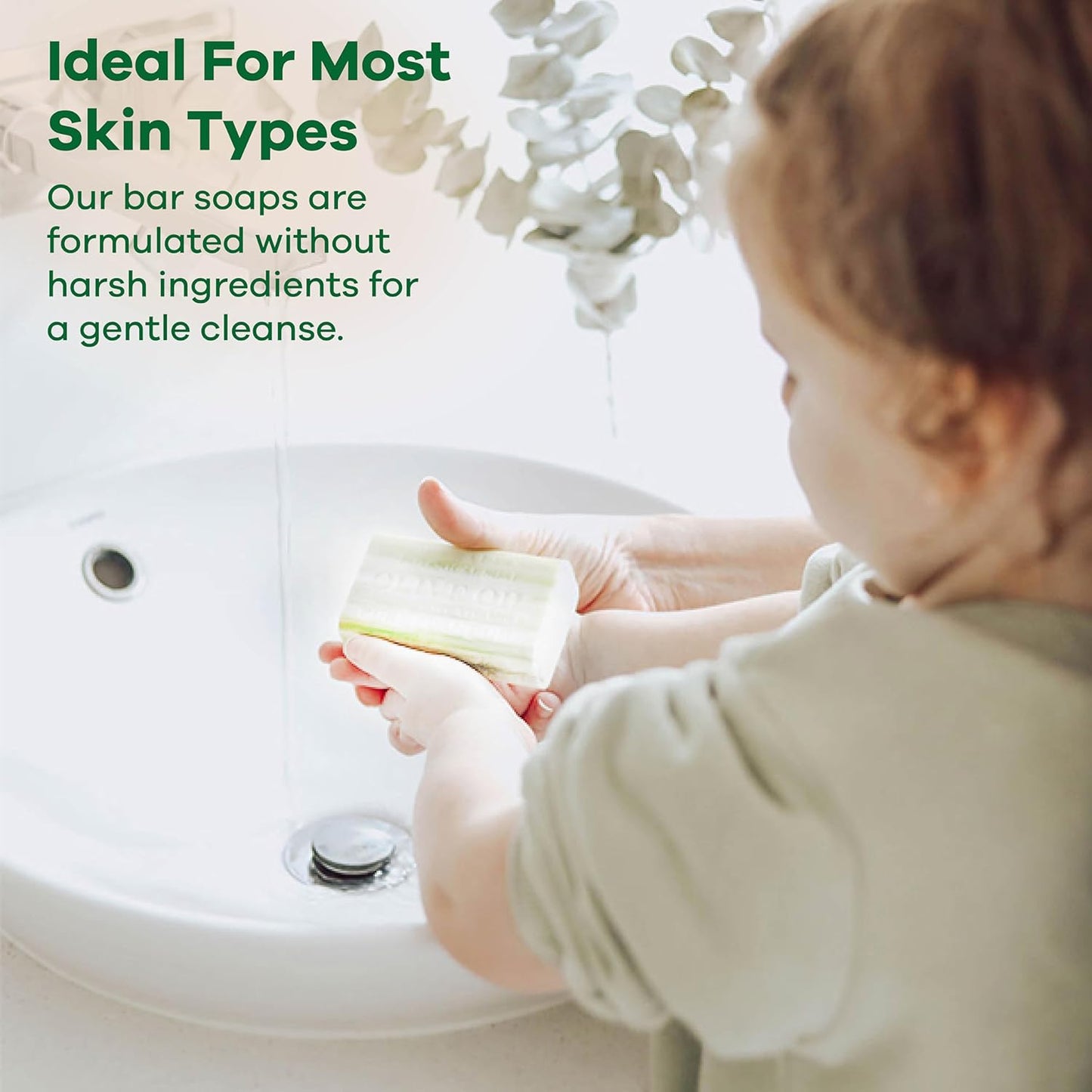 Australian Botanical Soap Goats Milk with Raspberry 6.6 oz Luxury Soap Bars Enriched with Shea Butter, Pack of 4