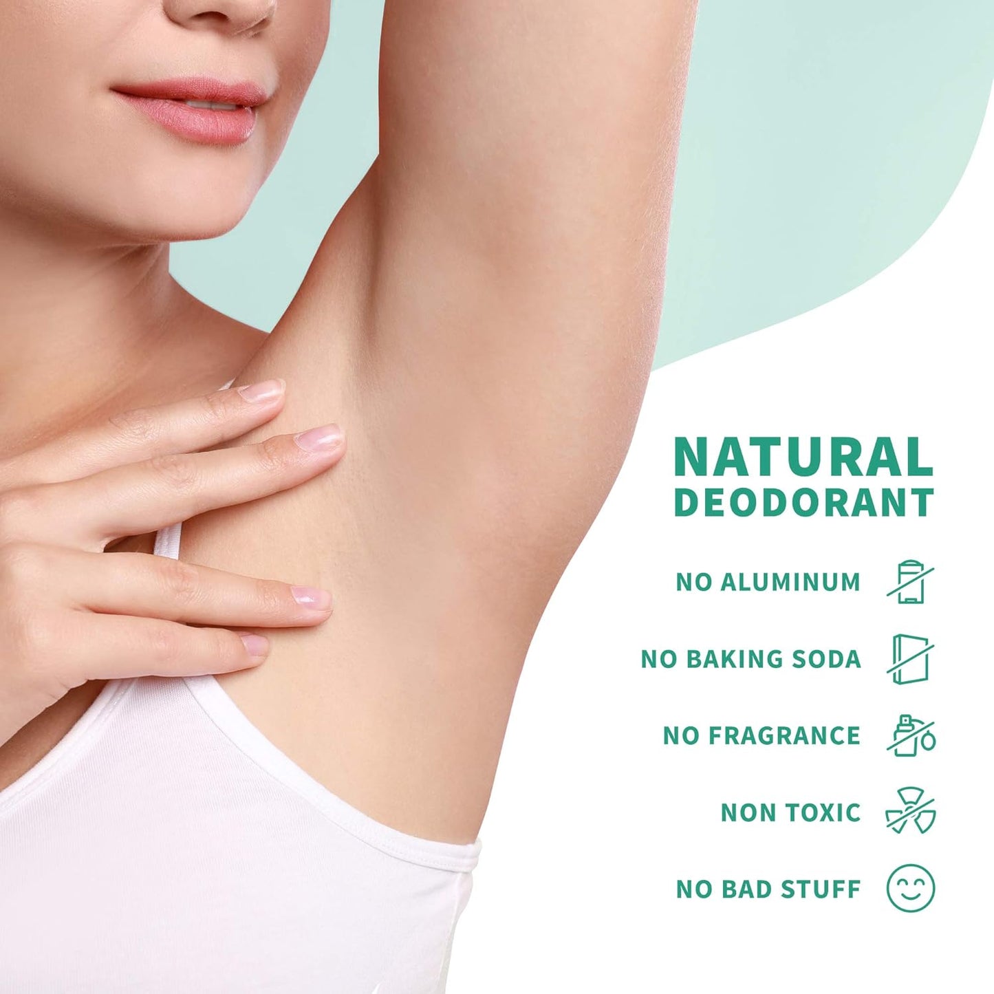 Stick Up Natural Deodorant for Women and Men with Bentonite Clay Powder, Arrowroot, Magnesium, Zinc, 3 oz. Vegan Deodorant for 3-4 months, White Coconut - Primal Life Organics