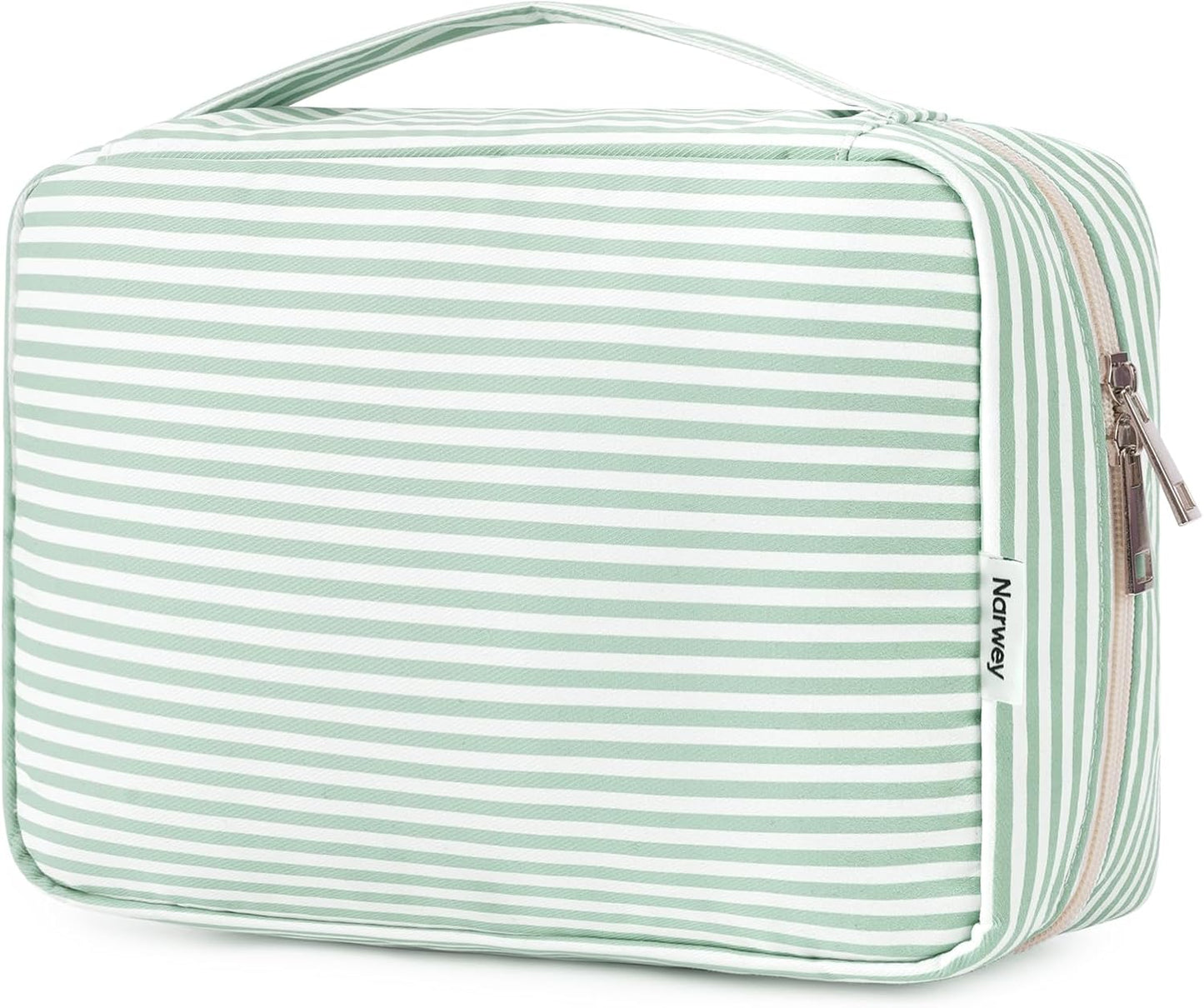 Narwey Small Hanging Travel Toiletry Bag for Women, Travel Bag for Toiletries, Makeup Bag Organizer Cosmetic Bags Make Up Bags for Girls