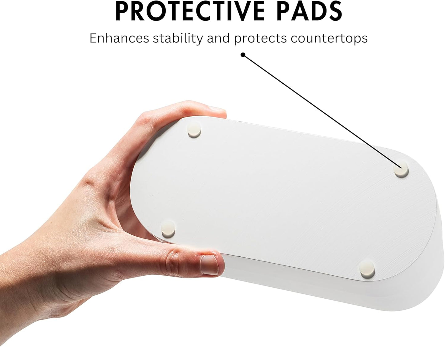 Matte White Large Toothbrush and Toothpaste Holder and Cup for Bathroom Vanity and Countertop, Round Organizer for Electric Toothbrushes, Floss, Razors, Cotton, and Mouthwash