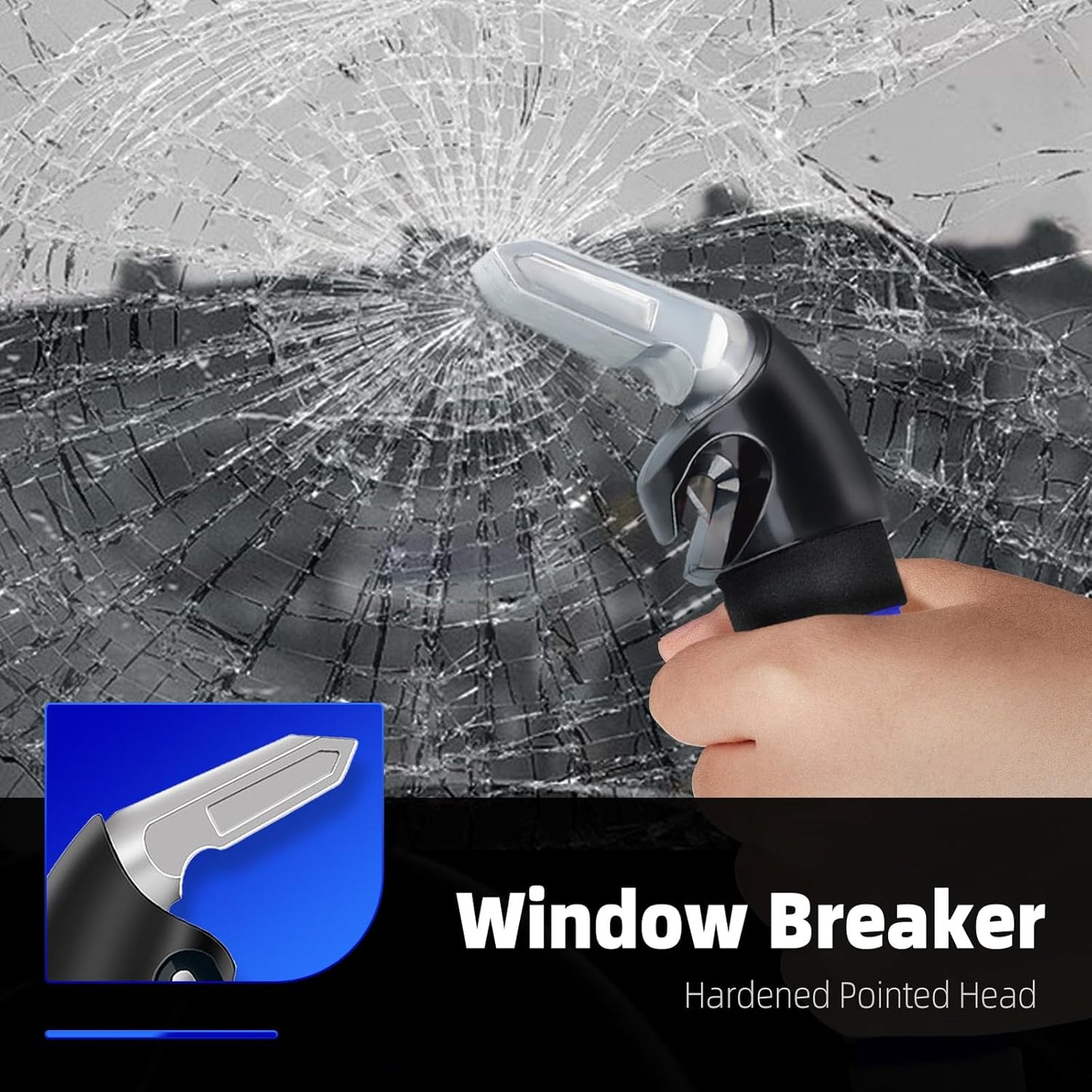 Car Handle Assist for Elderly Car Door Handle, Mobility Car Assist Transfer Support Handle, Multifunction Automotive Grab Handles, Aids for Disabled and Elderly（1Pack, Blue）