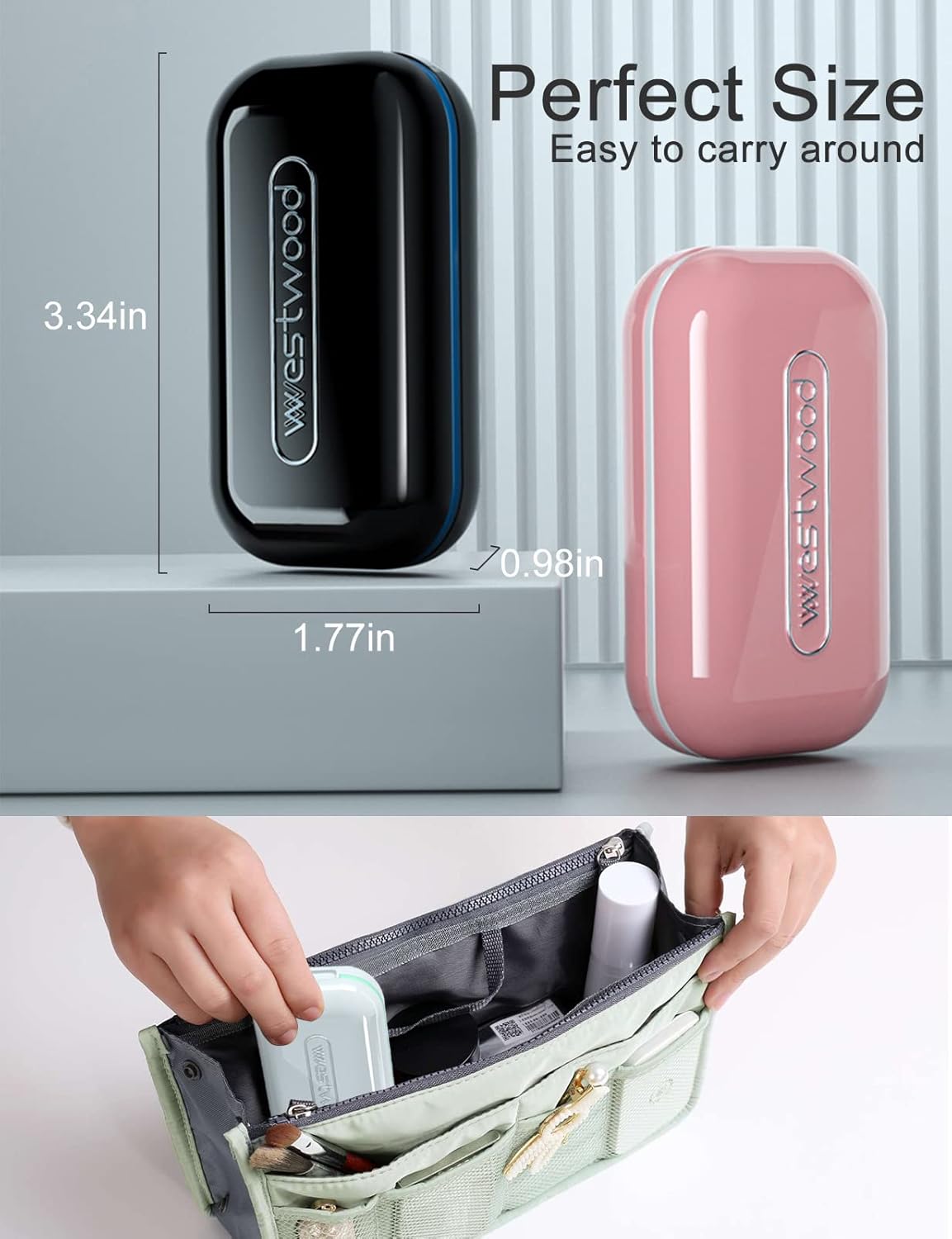 DUBSTAR Small Pill Cutter, Pill Cutter Splitter for Small and Tiny Pills, Portable Pretty Pill Cutters for Large Pills, Cuts Vitamins Tablets for Purse Pocket (Pill Cutter, White)