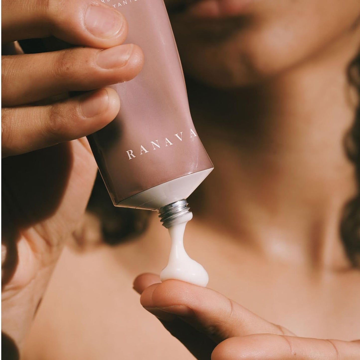 RANAVAT Cream Cleanser - Daily Facial Cleanser Doubles as Waterproof Eye Makeup Remover - Gentle Face Wash to Detoxify and Nourish (3.4 oz)