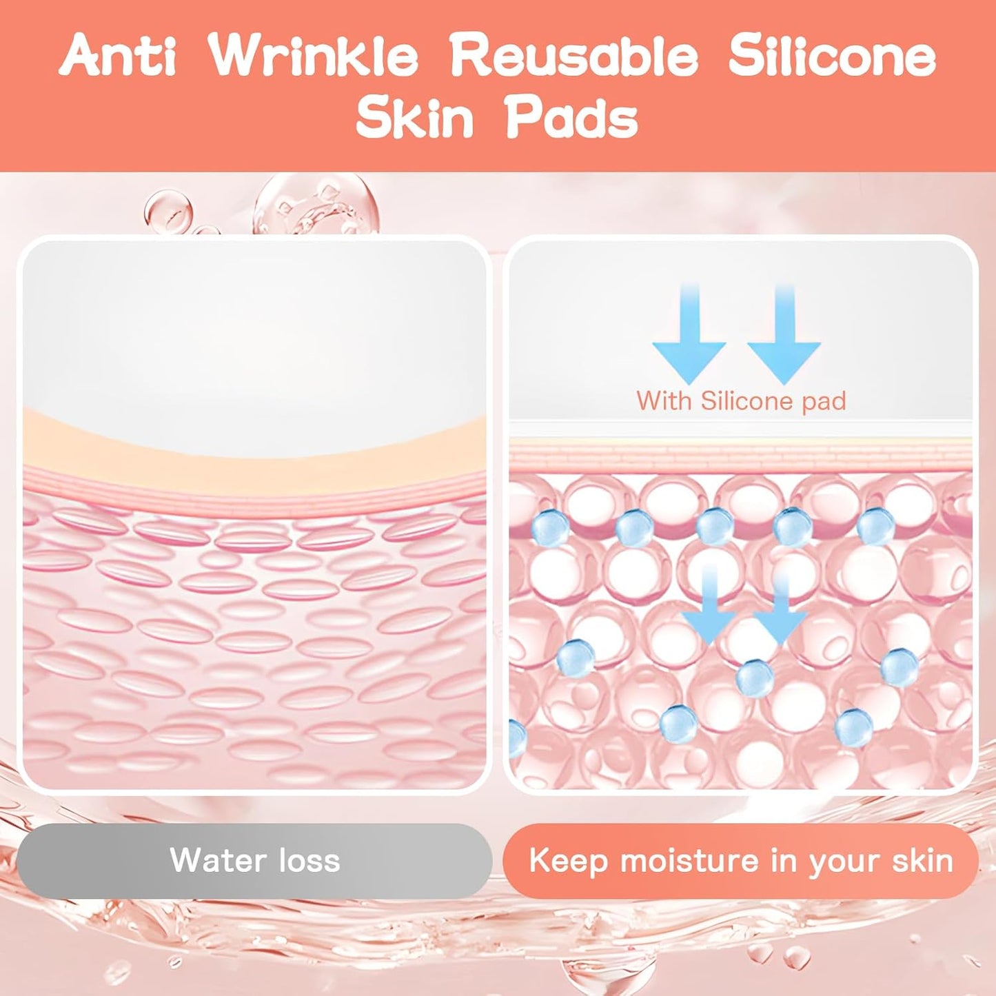 Neck Wrinkle Patches, Anti Wrinkle Silicone Patches，Reusable Chest Firming and Tightening Facial Masks, Collagen Neck Fine Line Pads for Women Reduce Fine Wrinkles, Moisturizing & Firming（11PCS)