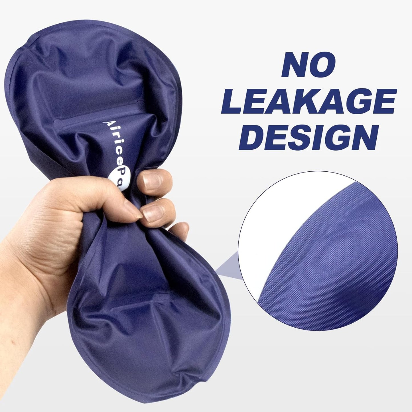 Reusable Hot and Cold Ice Packs, 3-Piece Set, Adjustable Gel Wraps for Back, Knees, Shoulders, Arms and Legs