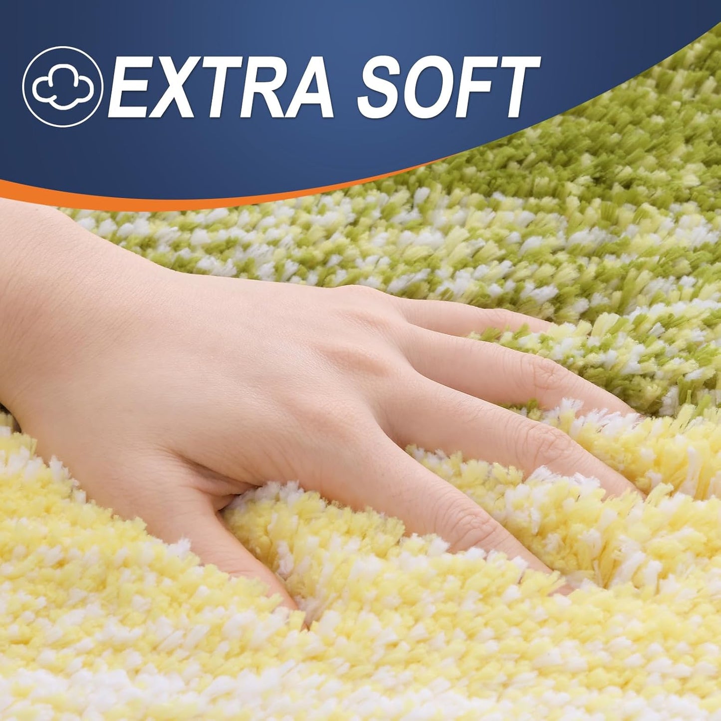 OLANLY Bathroom Rugs Mat 24x16, Extra Soft Absorbent Microfiber Bath Rugs, Rubber Backing, Quick Dry, Machine Washable Bath Mats for Bathroom Floor, Tub and Shower, Home Decor Accessories, Olive Green