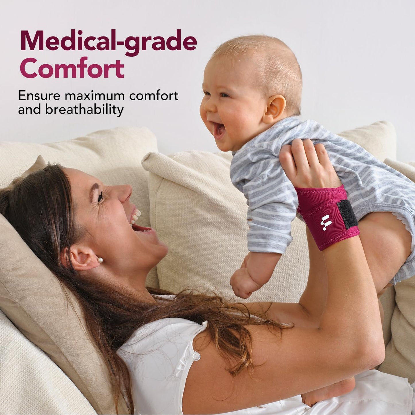 Wrist Brace with Soft Thumb Opening for Mild Carpal Tunnel Relief Tendonitis Arthritis Sprains (Not for Thumb), Compression Wrist Brace for Left Hand, Adjustable Wrist Support Wrap, 1 Unit