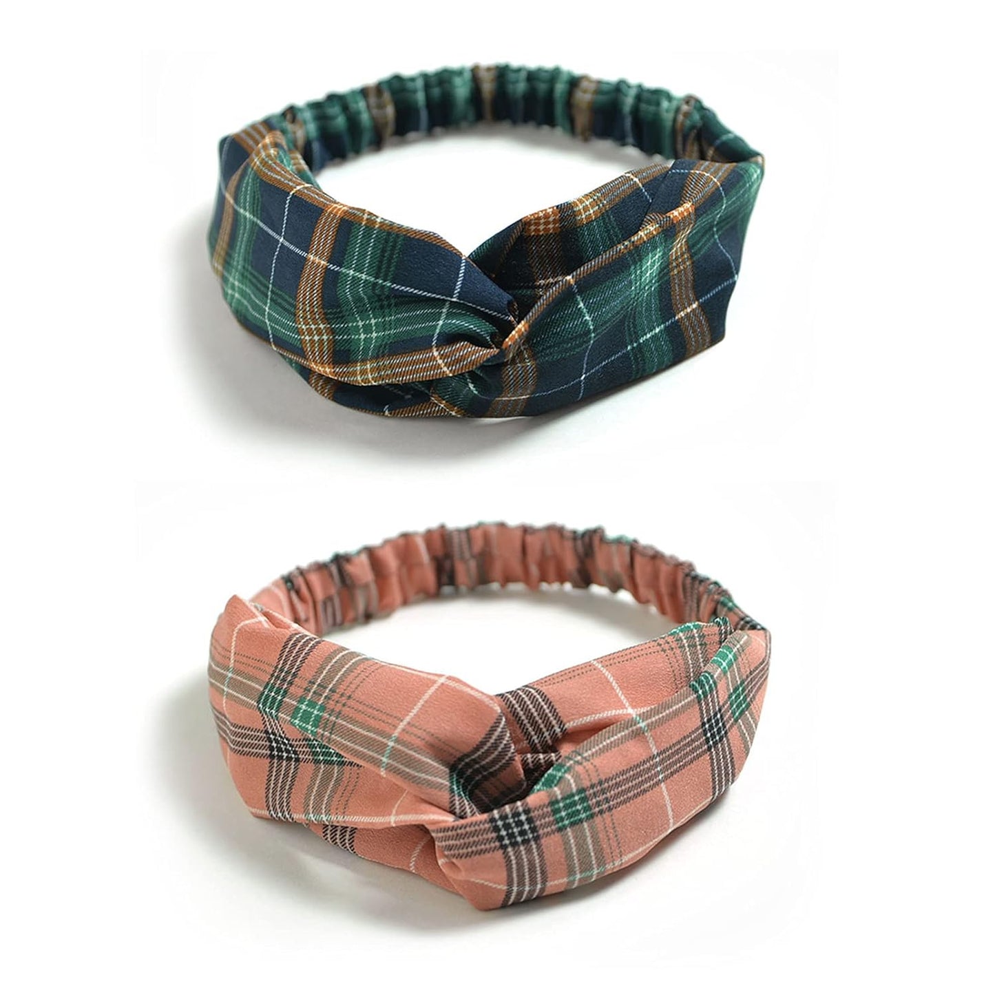 DRESHOW 10 Pack Boho Headbands for Women Vintage Cross Elastic Head Wrap Hair Accessories