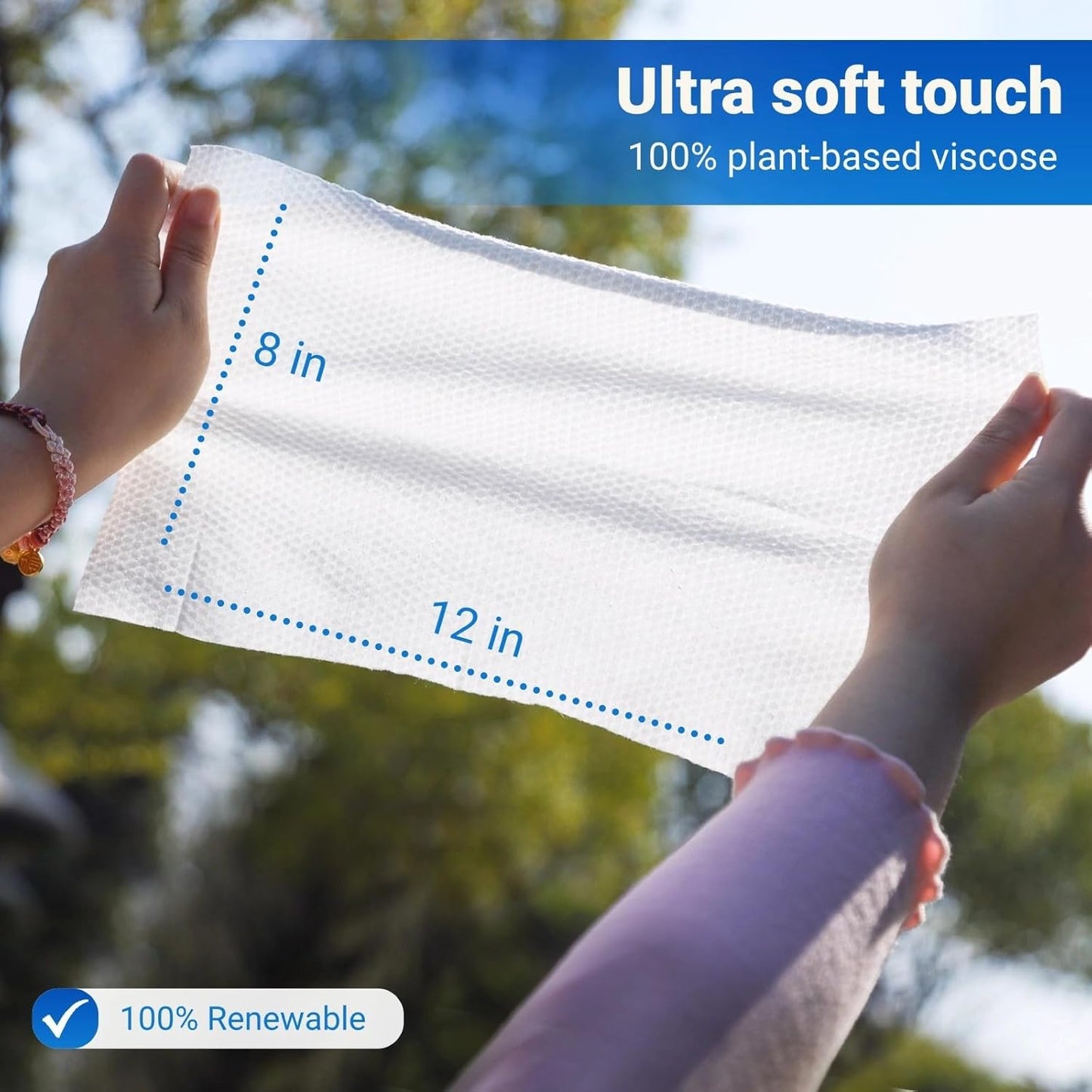 Ultra Gentle Body Wipes No Rinse, 30 Individually Wrapped Personal Hygiene Shower Wipes for Women and Men, Spa-Grade Comfort, Biodegradable, Great for Gym Travel Camping Post Surgery 8"x12" Unscented