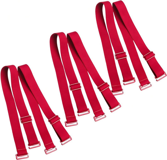 Magicmode 3 Pairs Bra Strap Replacement Elastic Adjustable Removable Multi Color