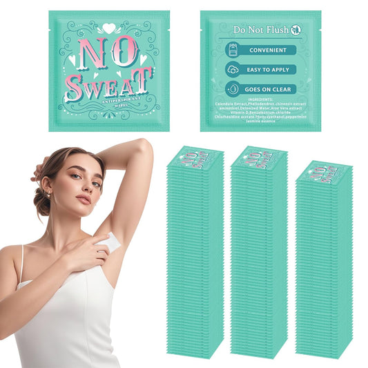 Travel Deodorant 200 pieces of Antiperspirant deodorant Wipes And Body Wipes Individually Wrap Hypoallergenic Mini Deodorant Underarm Sweating And Travel To Clean Skin For Female Male Teenagers