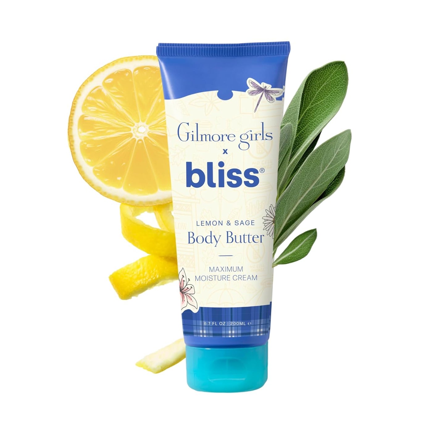 Bliss x Gilmore Girls Lemon & Sage Body Butter Maximum Moisture Cream