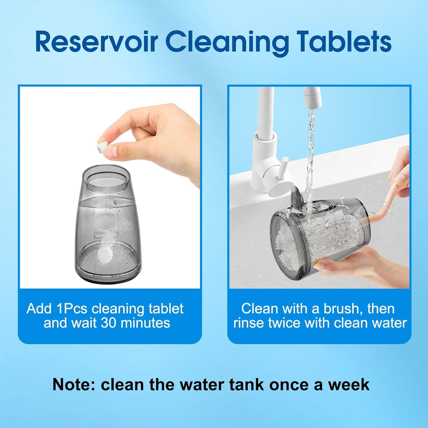 Water Flosser for Teeth, 300ML Cordless Oral Irrigator Rechargeable Dental Flosser Picks with 5 Modes 5 Jet Tips,IPX7 Waterproof Teeth Cleaner for Braces Gum Care, Home Travel Use