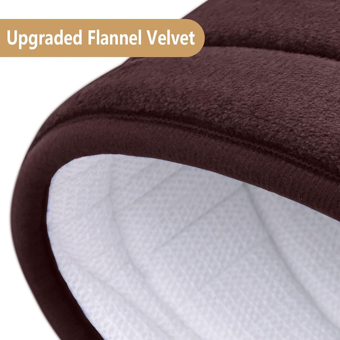 Buganda Memory Foam Bathroom Rug Mat 70x24, Extra Soft and Absorbent Bath Mats, Non-Slip and Machine Washable Bath Rugs for Bathroom Floor,Tub and Shower, Brown