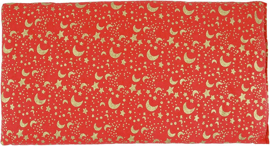 Nature's Approach Basic Herb Pack Rice Heating Pad Microwavable Reusable Heat Pack with Herbal Aromatherapy Fill, Freezer and Microwave Safe for Hot and Cold Therapy, Celestial Red