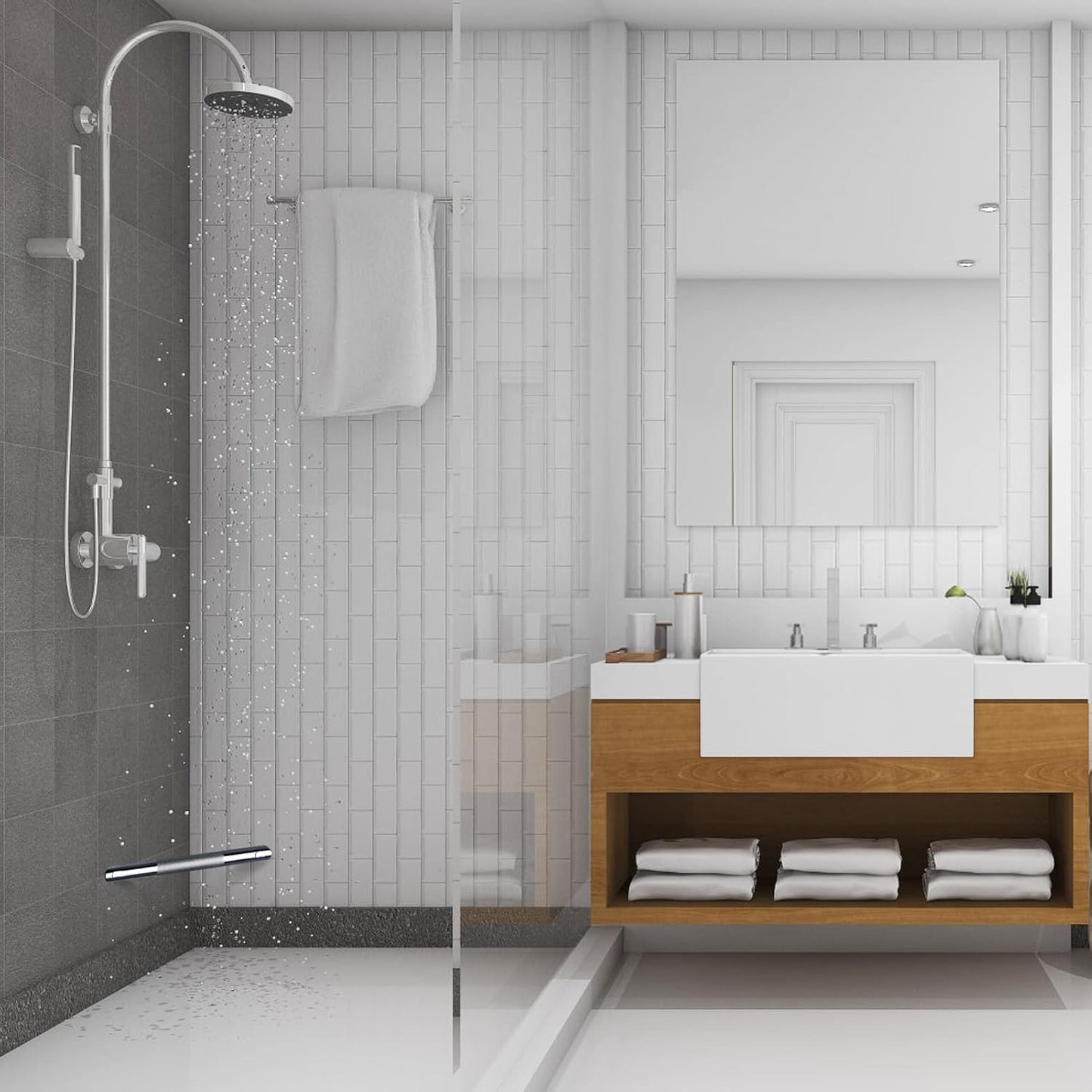 Chrome Shower Foot Rest Bar,Corner Shower Foot Rest for Shaving Legs,Wall Mounted Shower Step Foot Stool Anti-Slip Knurled Brass Bar Foot Ledge for Small Bathrooms,Polished Chrome