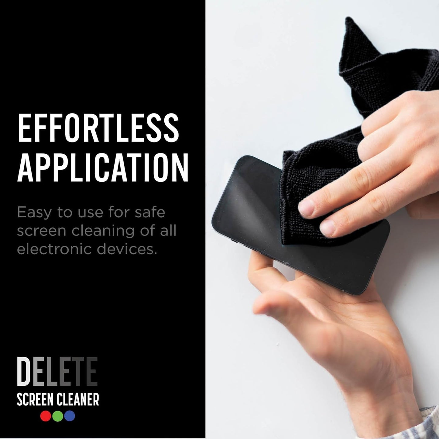 Ardent Delete Screen Cleaner 16oz Spray Bottle | Premium Streak-Free, Alcohol & Ammonia-Free Solution for All Devices | Gentle, Odorless & Easy to Use | Improves Visibility & Longevity of Screens