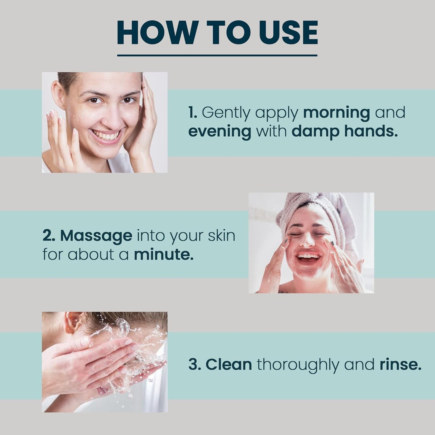 Marine Collagen Anti Aging Cleanser - Lichen Extract & Peptides for Dull And Dehydrated Skin, Removes Impurities & Makeup Toxins | Organic Seaweed Facial Cleanser 4 fl oz