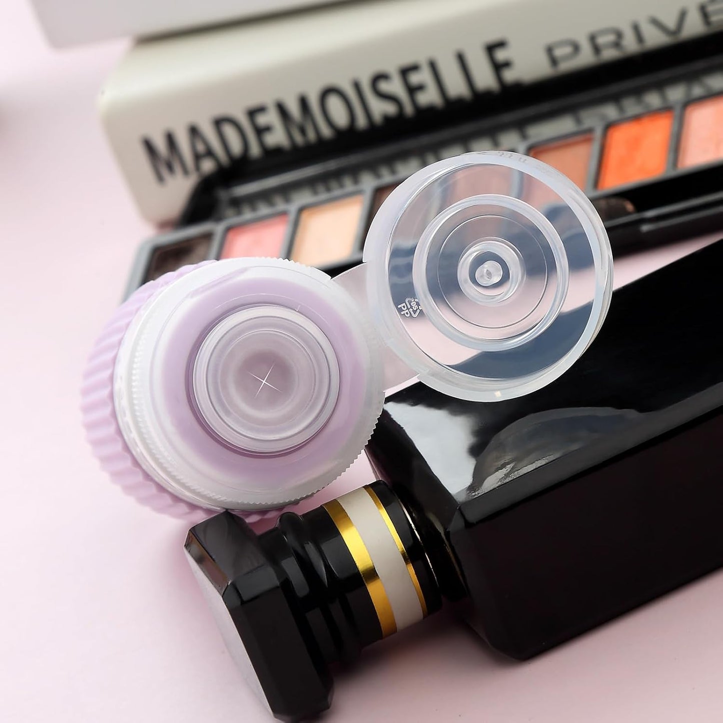 Travel Bottles for Toiletries, Tsa Approved 2oz Travel Bottles, BPA Free Leak Proof Travel Size Toiletry Containers, Refillable Travel Accessories with Toiletry Bag for Shampoo Liquid (4 Pack)