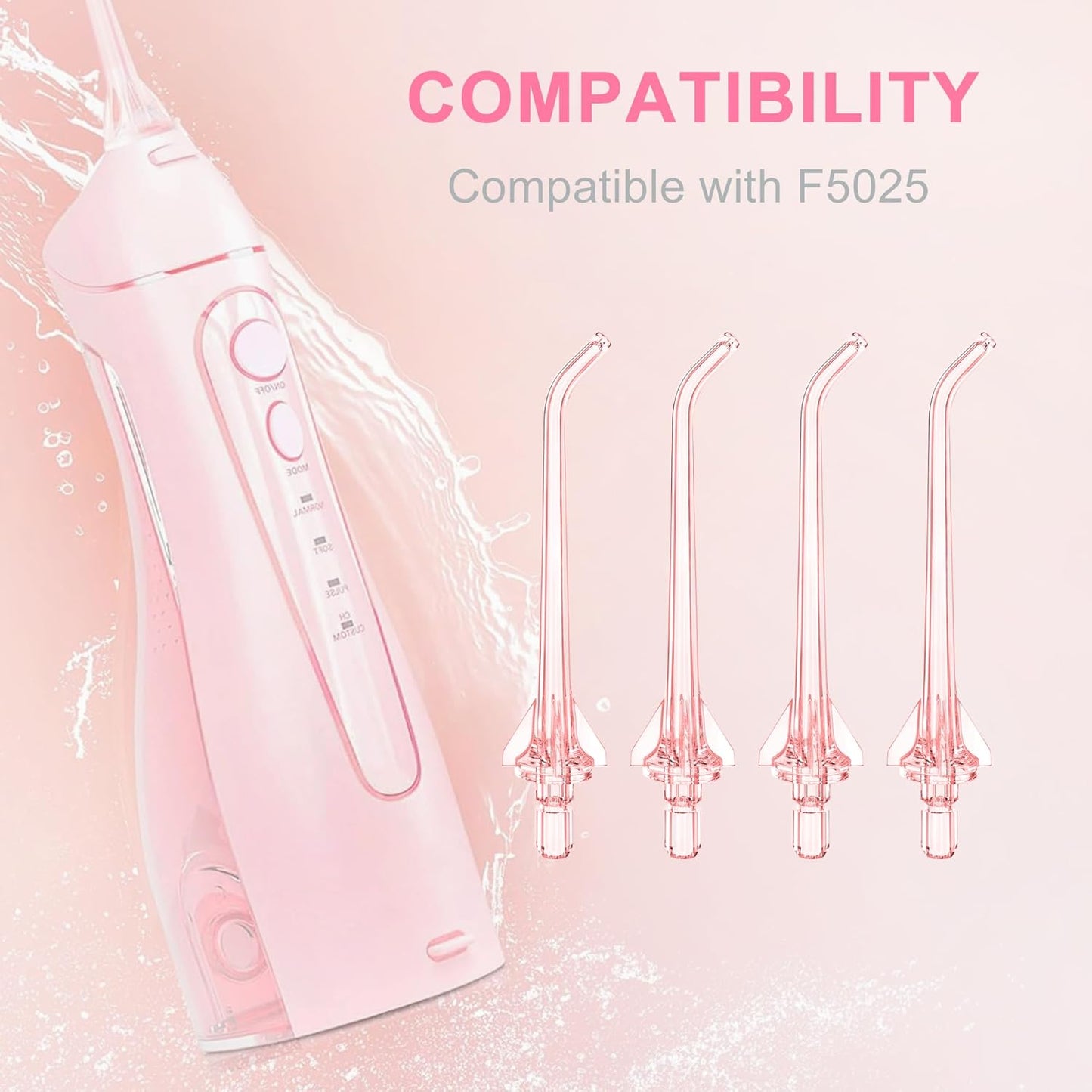 Replacement Tips for Oralfree Nicwell Water Flosser, Water Flosser Replacement Heads Oral Irrigator Jet Tip